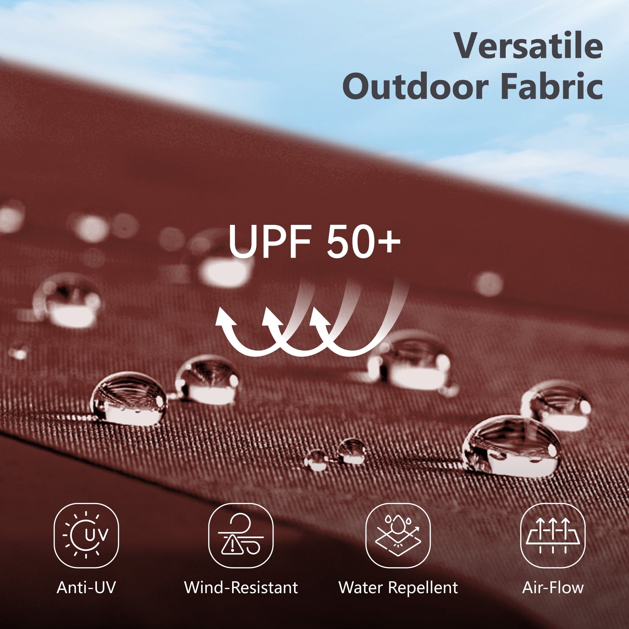 Parasol double extra large de 15 pieds pour patio double face de MAISON ARTS avec base incluse