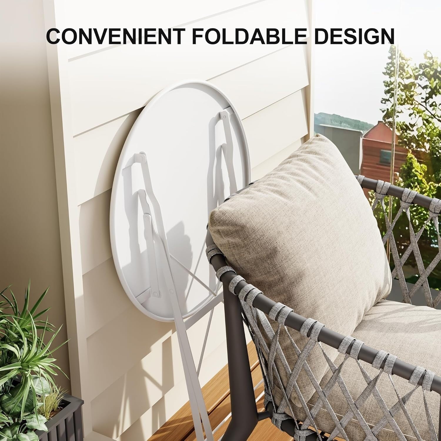 Ensembles de bistrot de patio 3 pièces