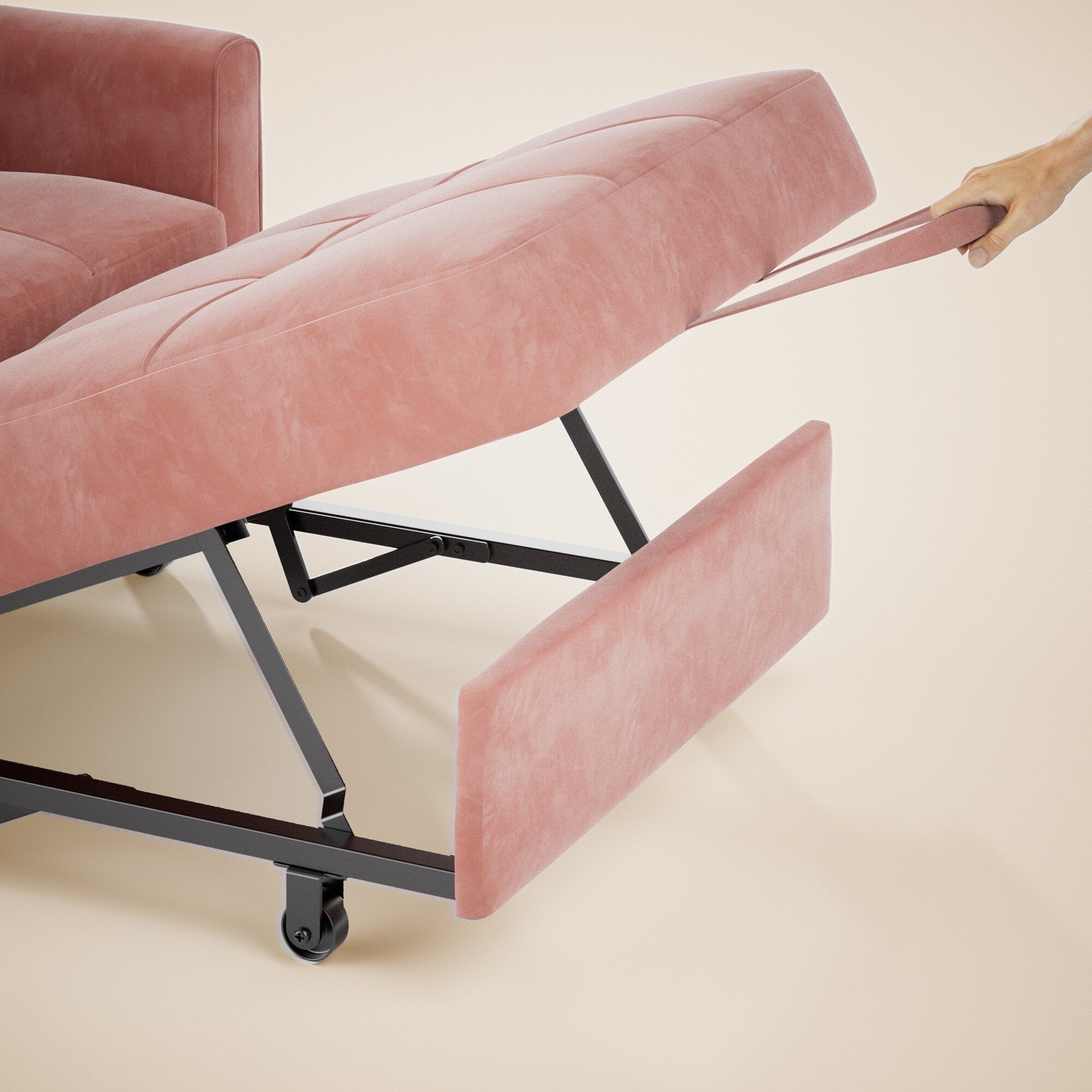 Canapé-lit 3 en 1 réglable, canapé-lit gigogne, convertible et pliable pour salon