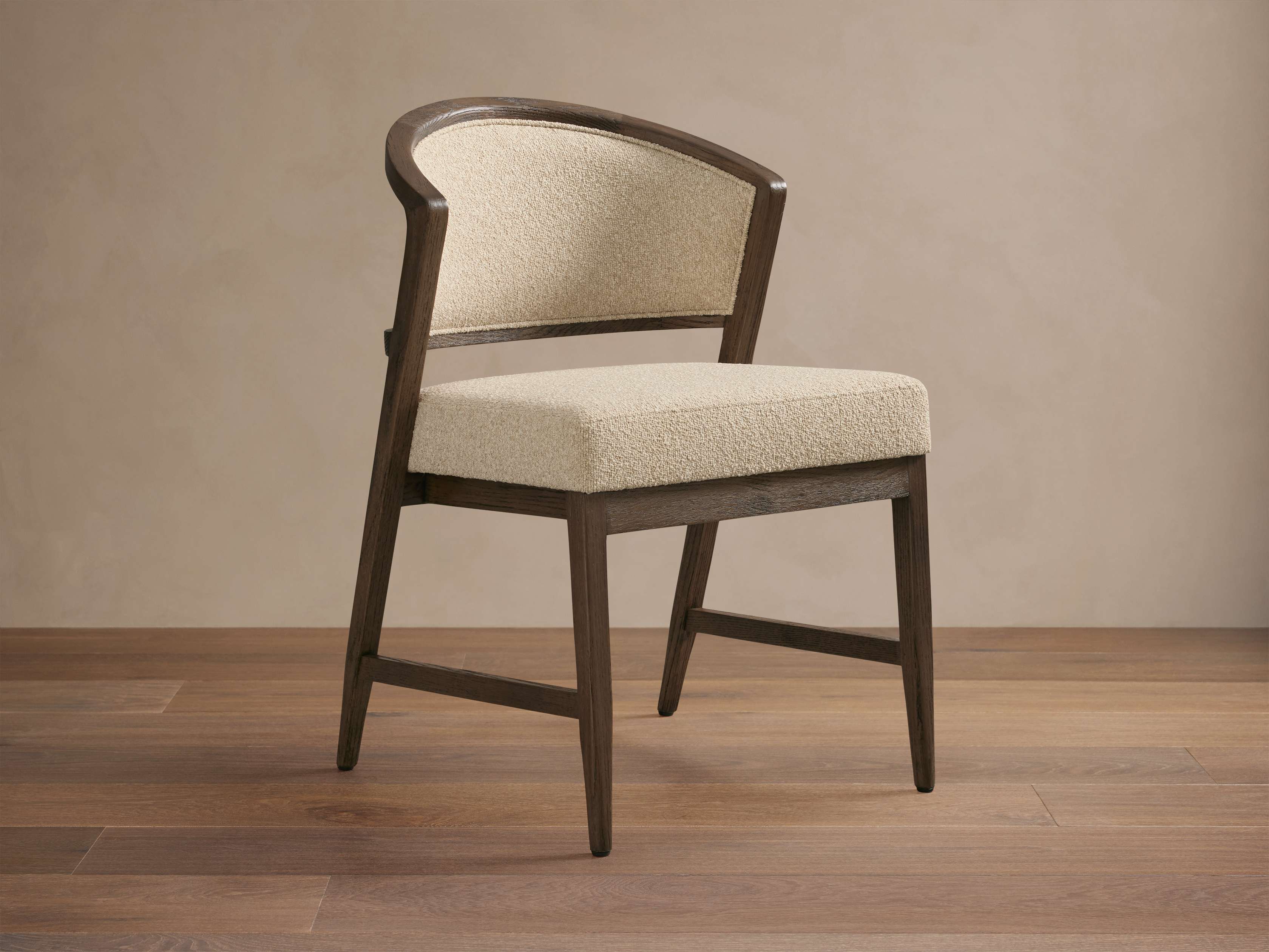 Chaise de salle à manger à dossier rembourré Aimee