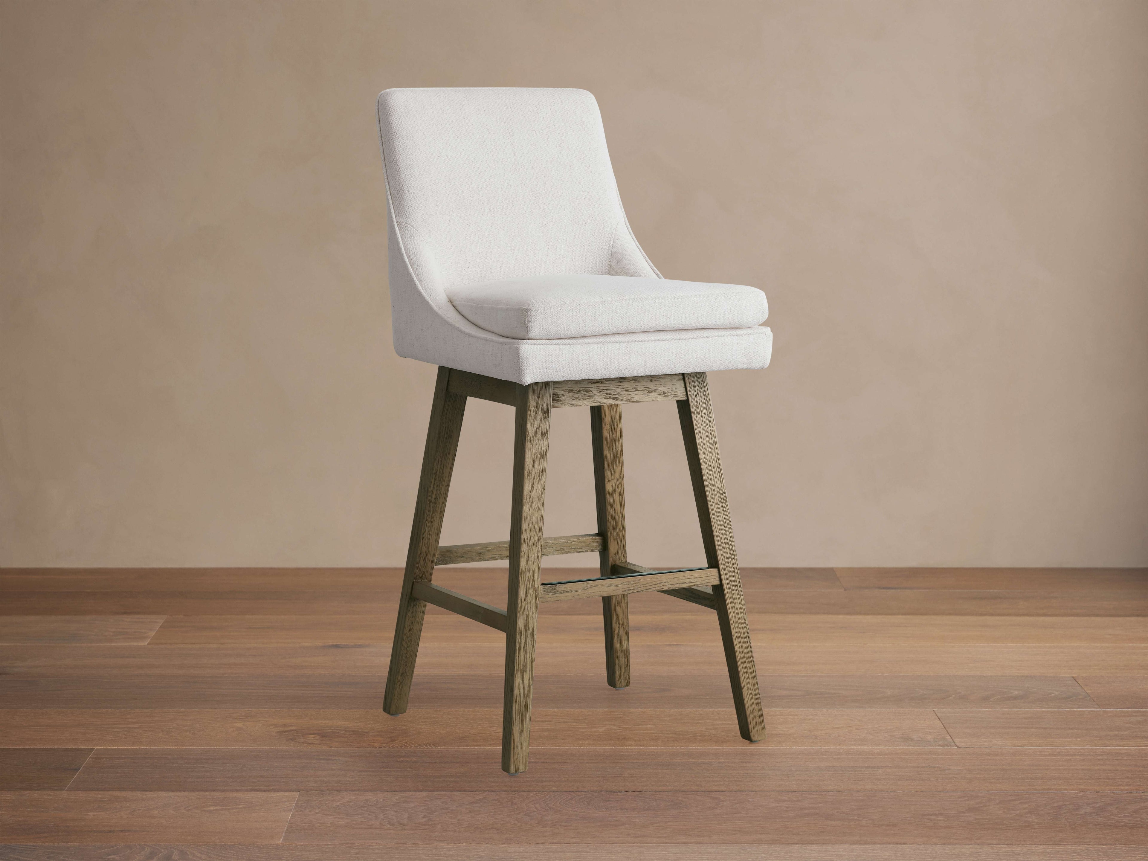 Tabouret pivotant Lunden en fauve