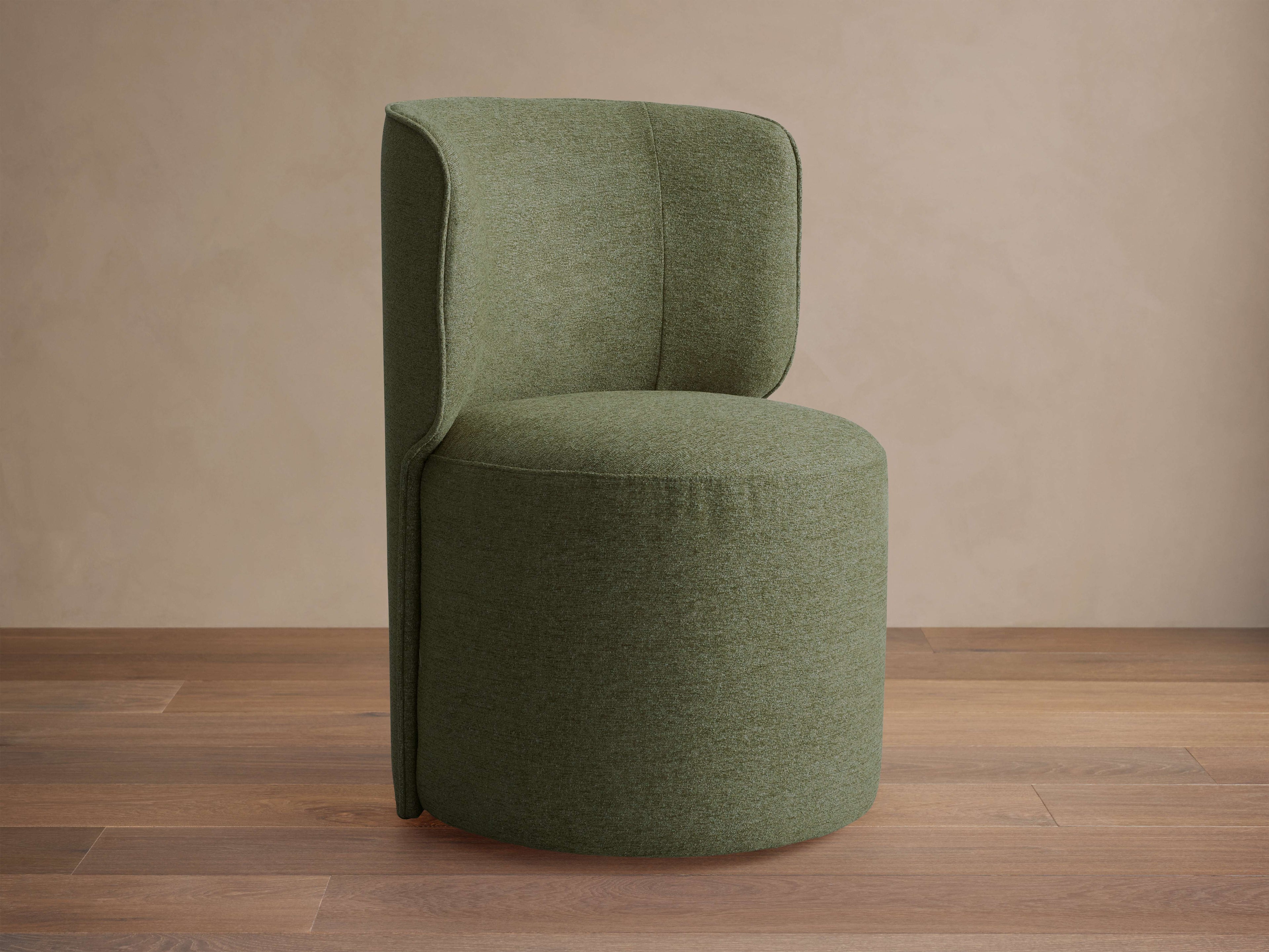 Chaise de salle à manger Maxine en olive Cushing