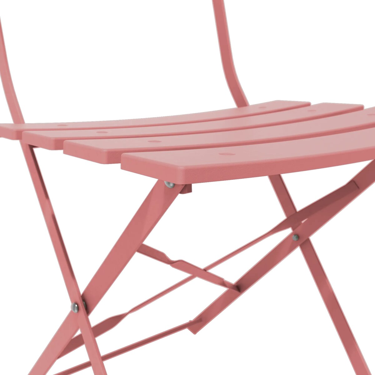 Ensemble bistrot pliant en métal 3 pièces, résistant aux intempéries, pour l'extérieur et l'intérieur, idéal pour la terrasse, la cour et le jardin.