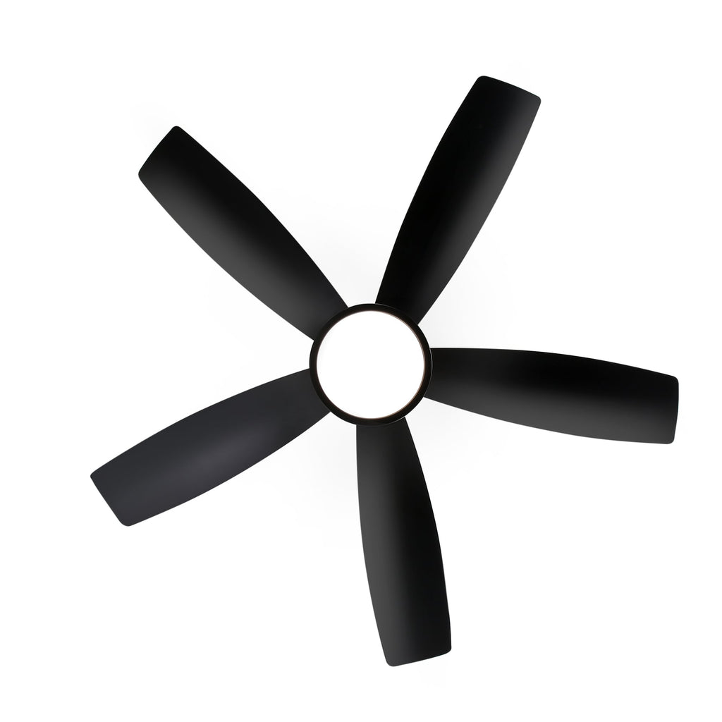 Ventilateur de plafond LED Breezary 65/52/42 à 5 pales avec kit d'éclairage et télécommande