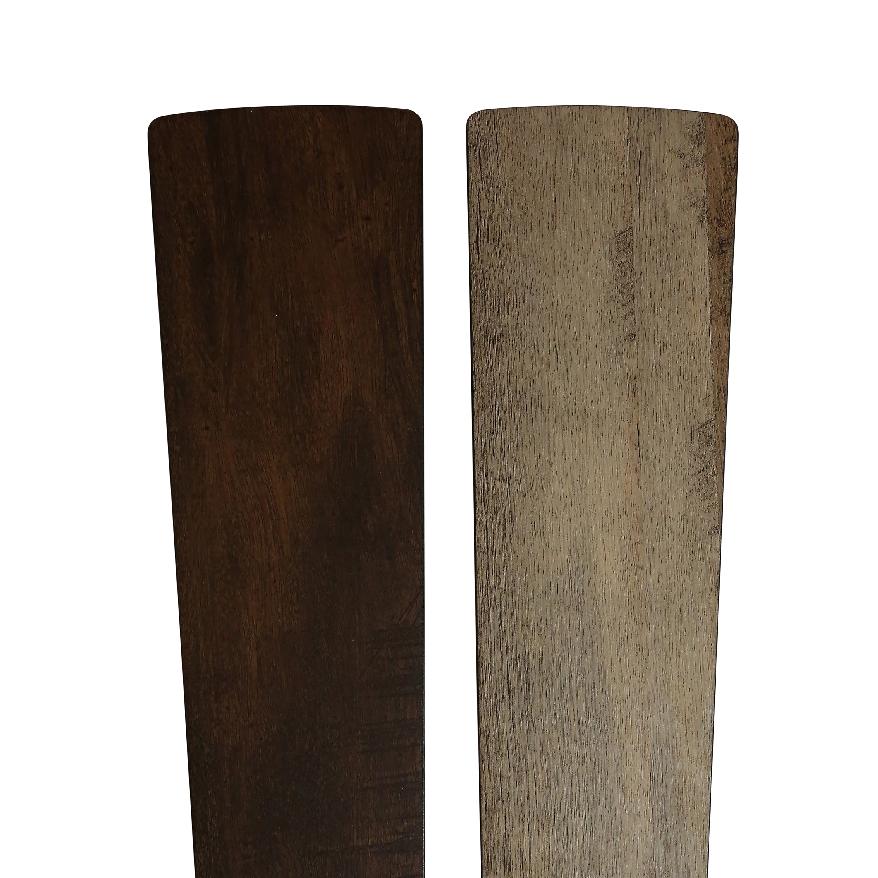 Ventilateur de plafond LED de style ferme en métal brossé Carbon Loft 52