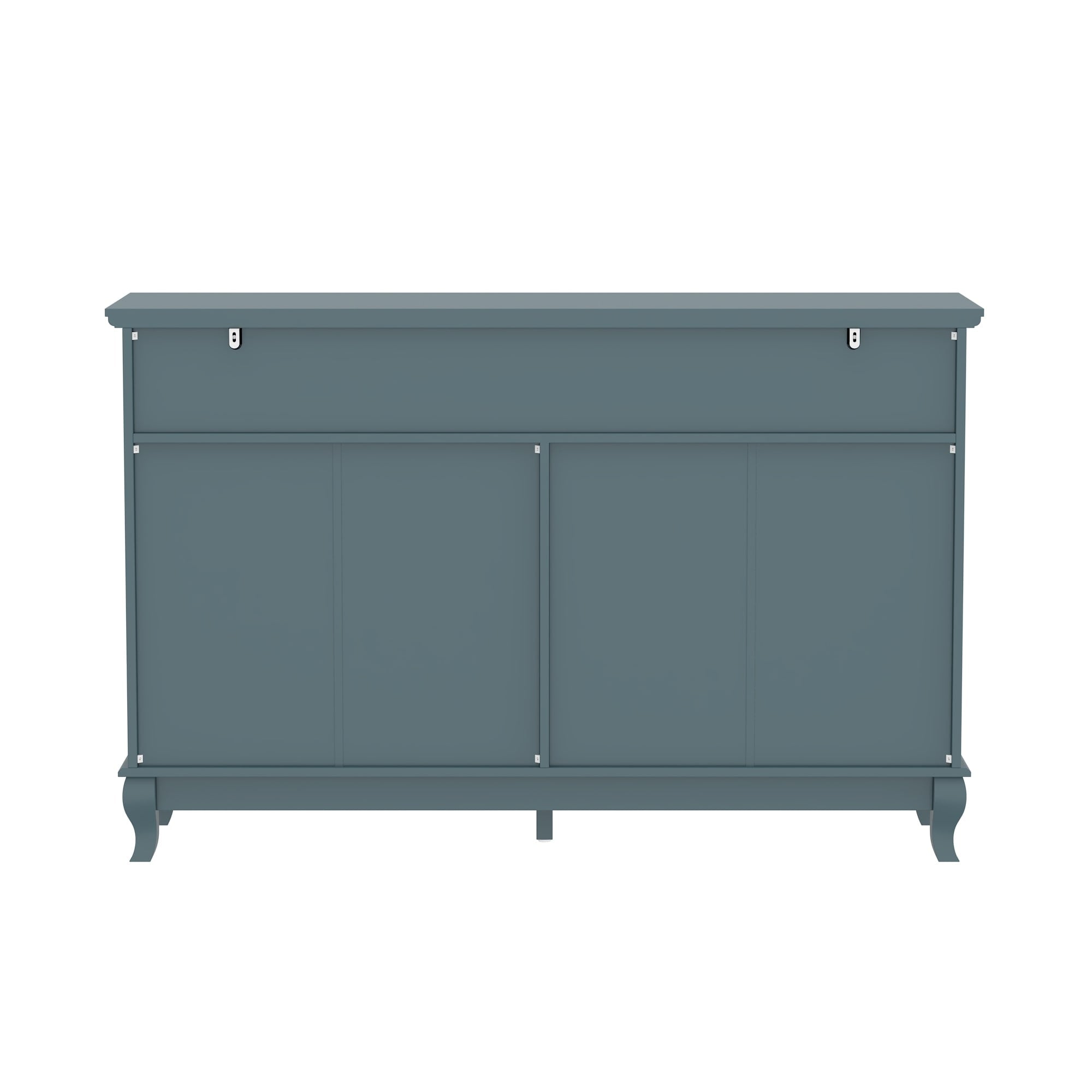 Commode double de 55,1 po de large avec tiroirs de rangement