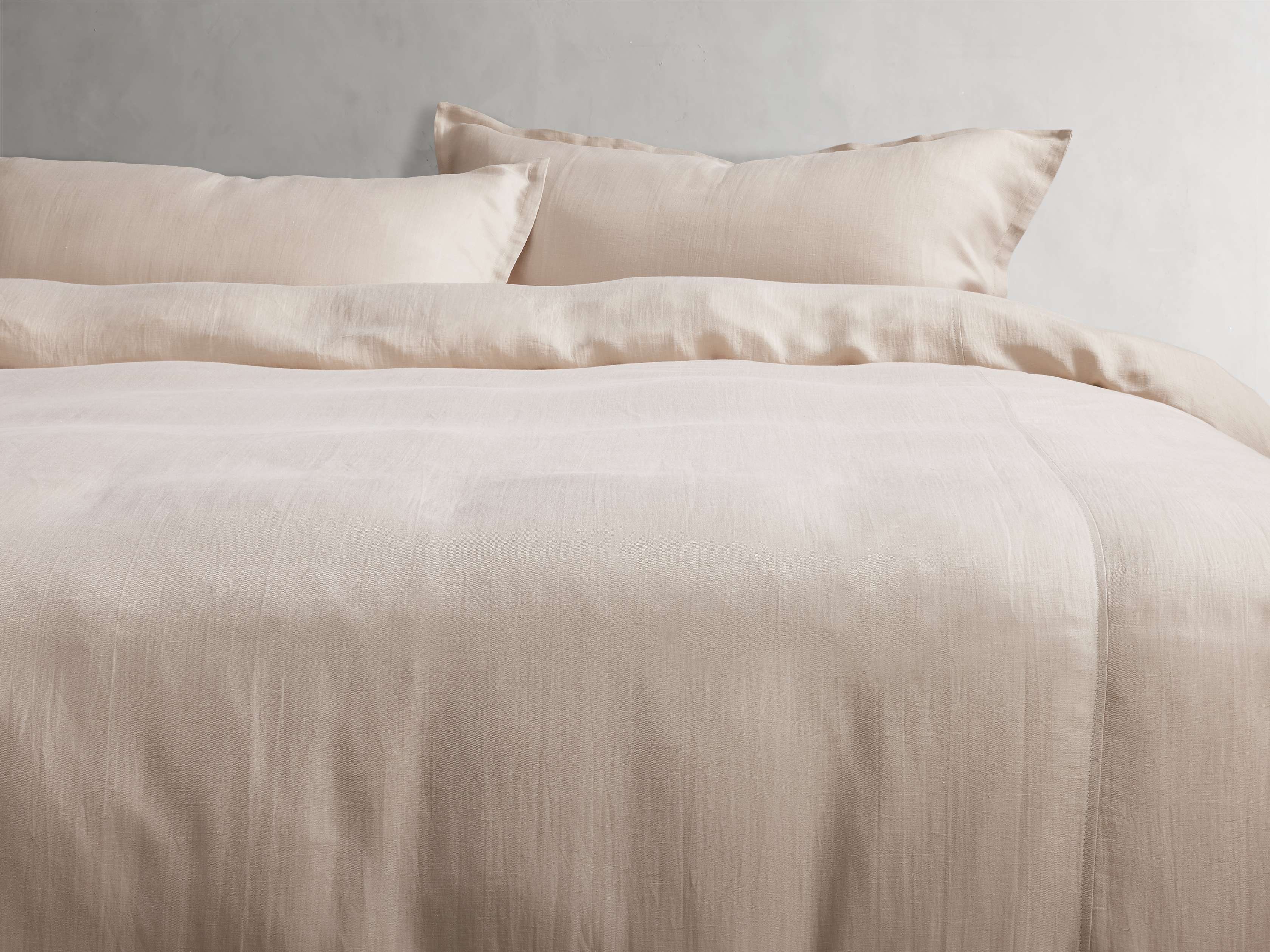 Parure de couette en lin et cupro