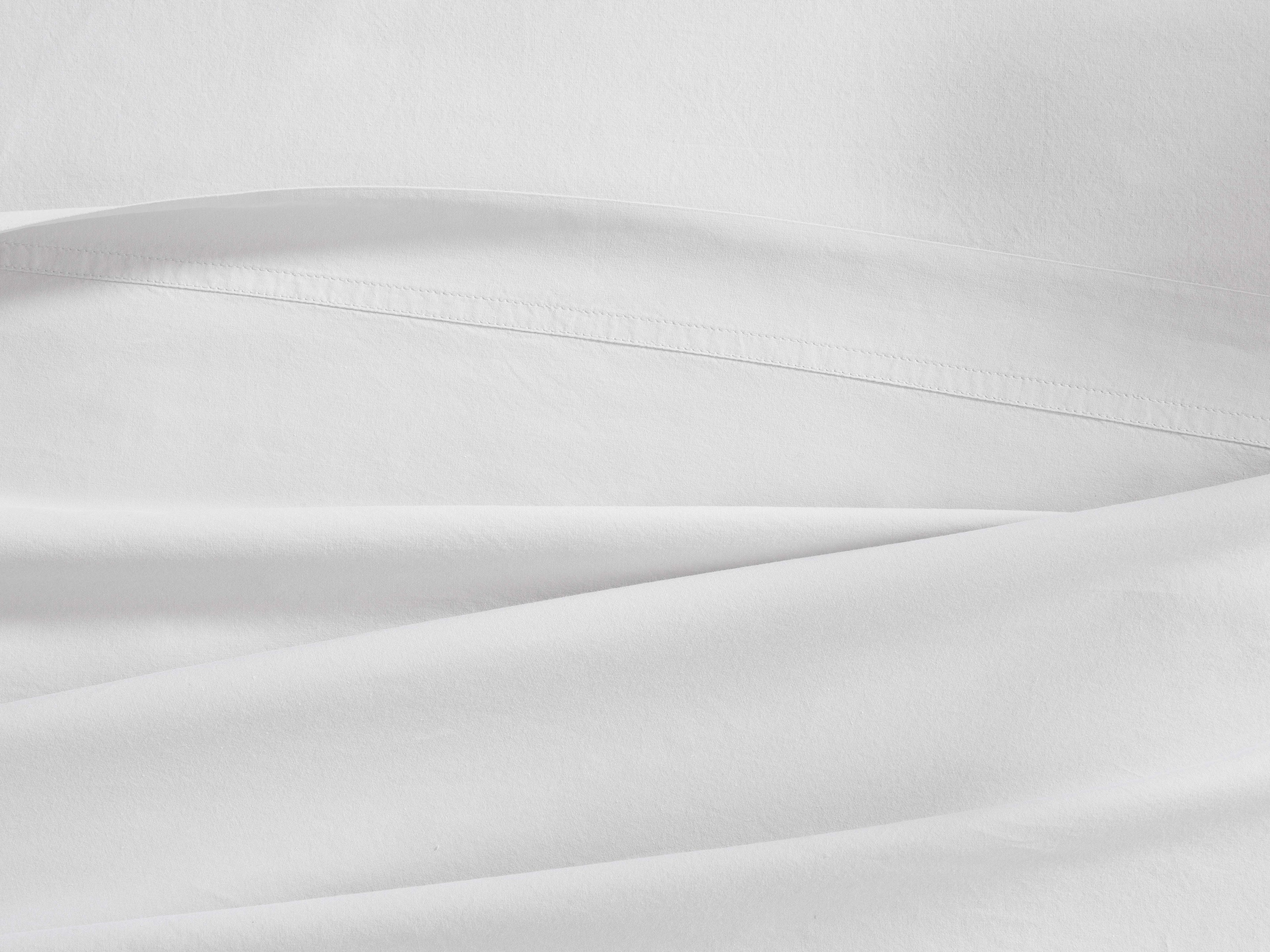 Drap plat en percale teint en pièce italienne