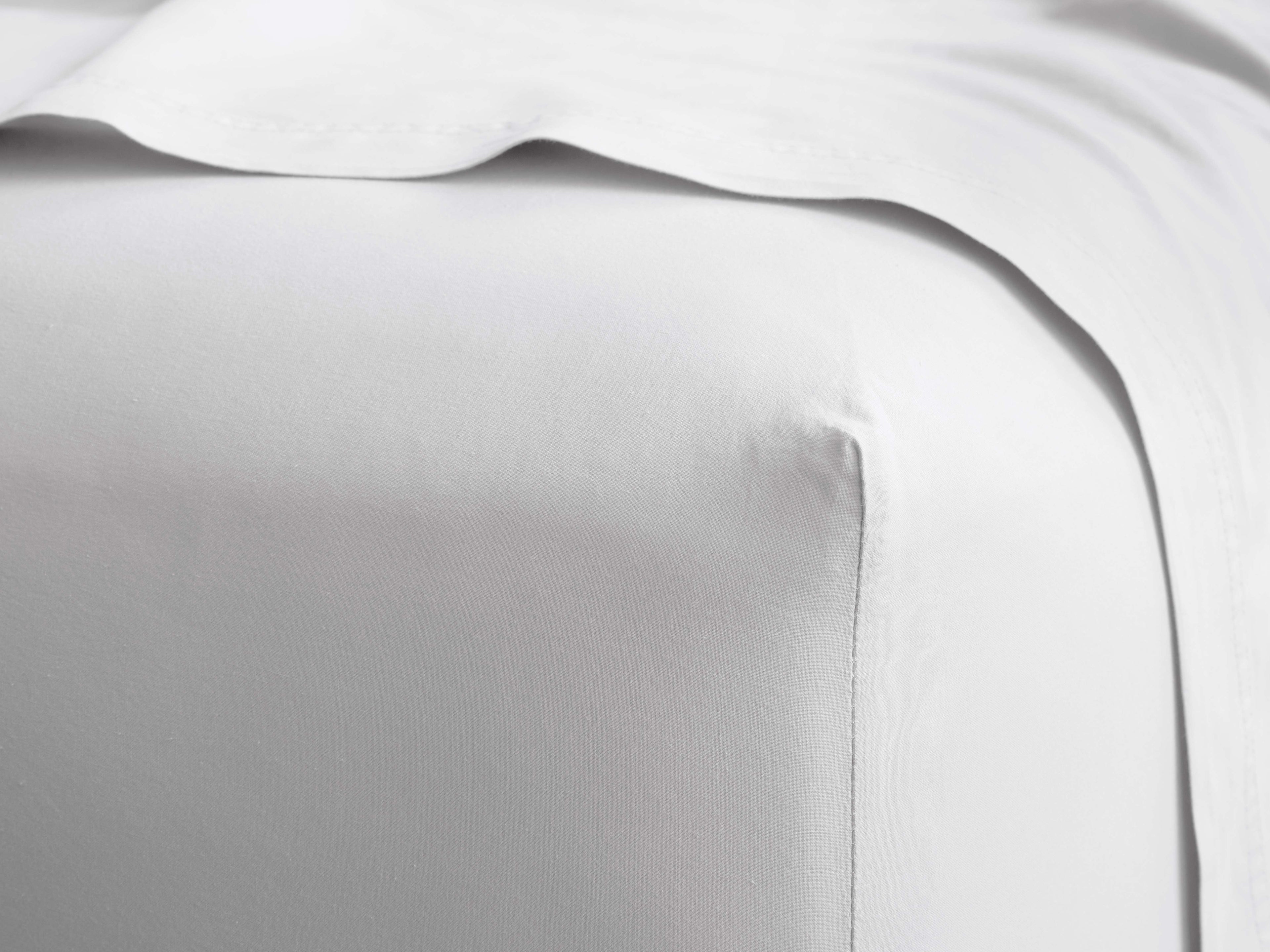 Drap-housse en percale teint en pièce italienne