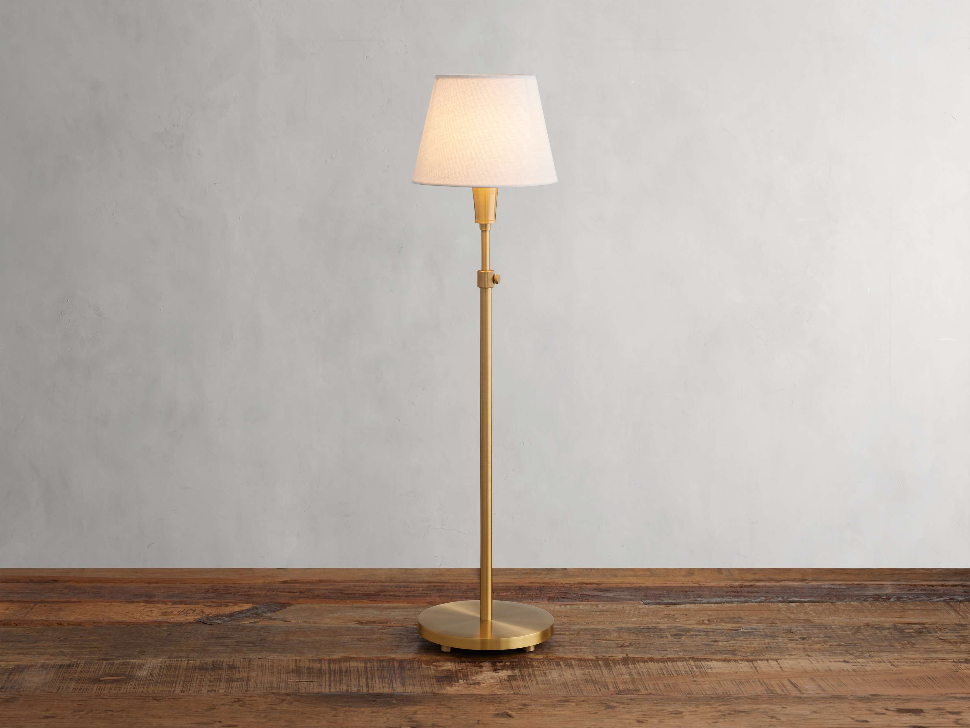 Lampe de table Candice en laiton