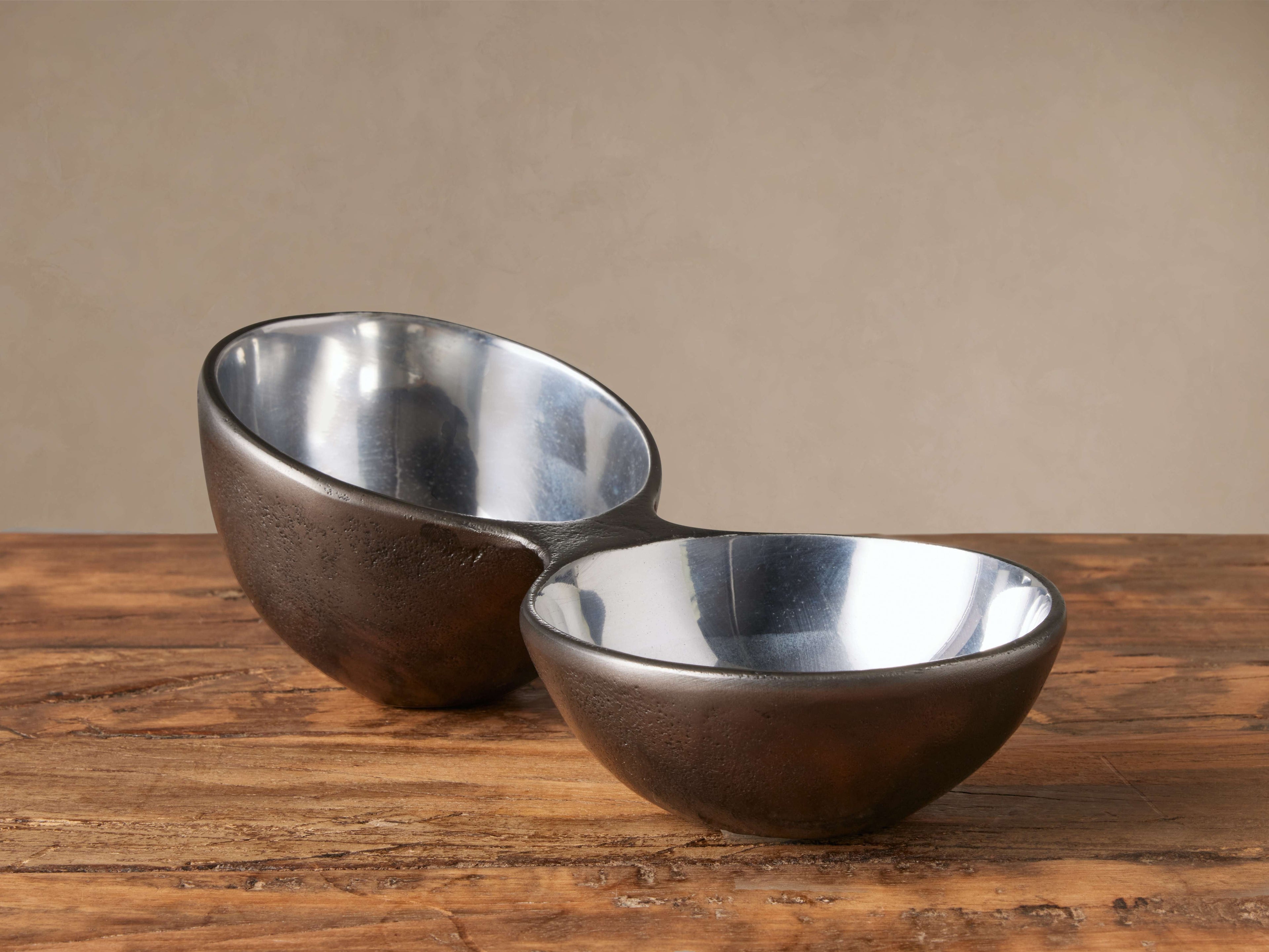 Plat de service divisé biologique Arber