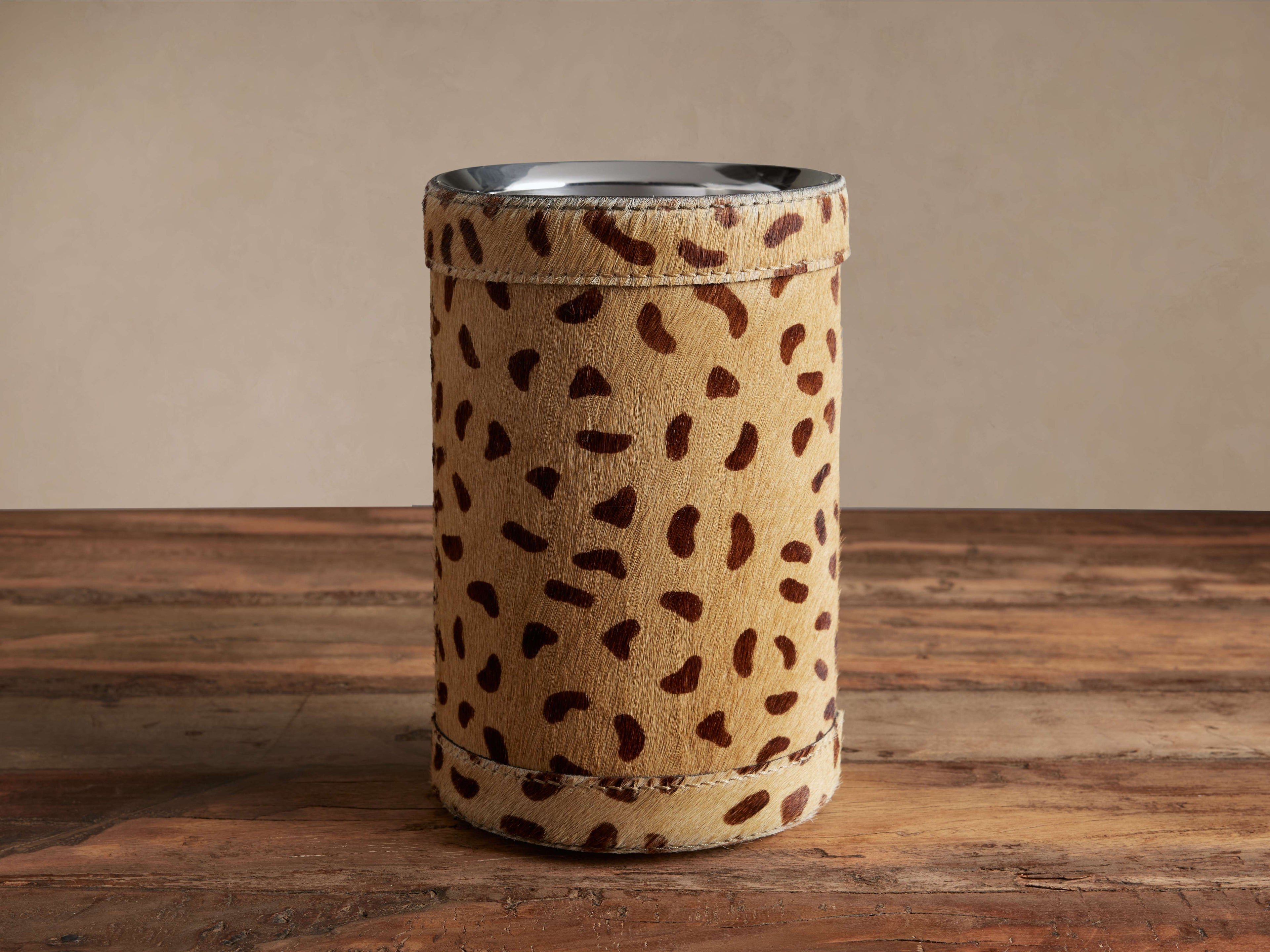 Refroidisseur à vin à imprimé guépard