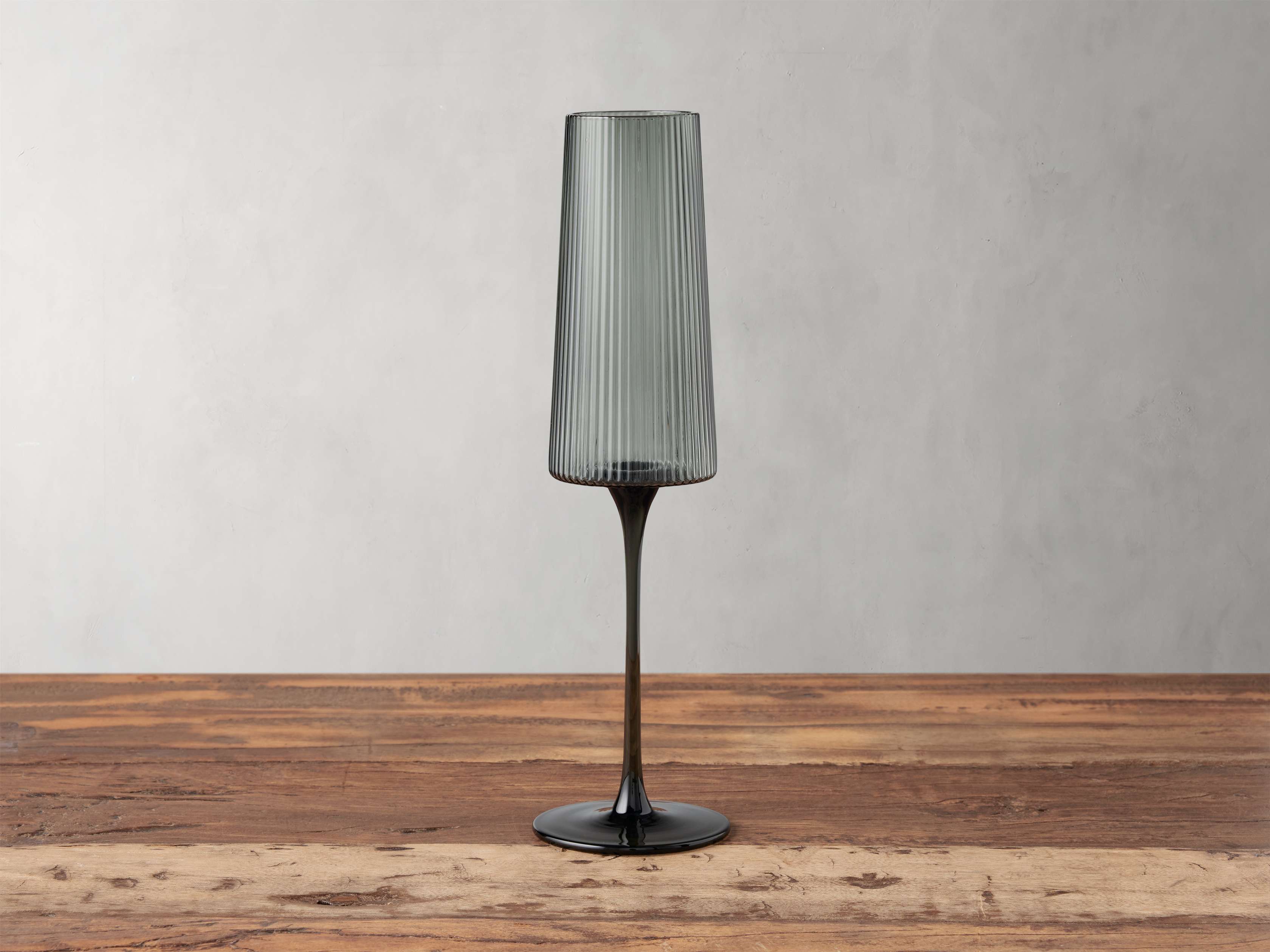 Flûtes à champagne Della fumées (lot de 4)