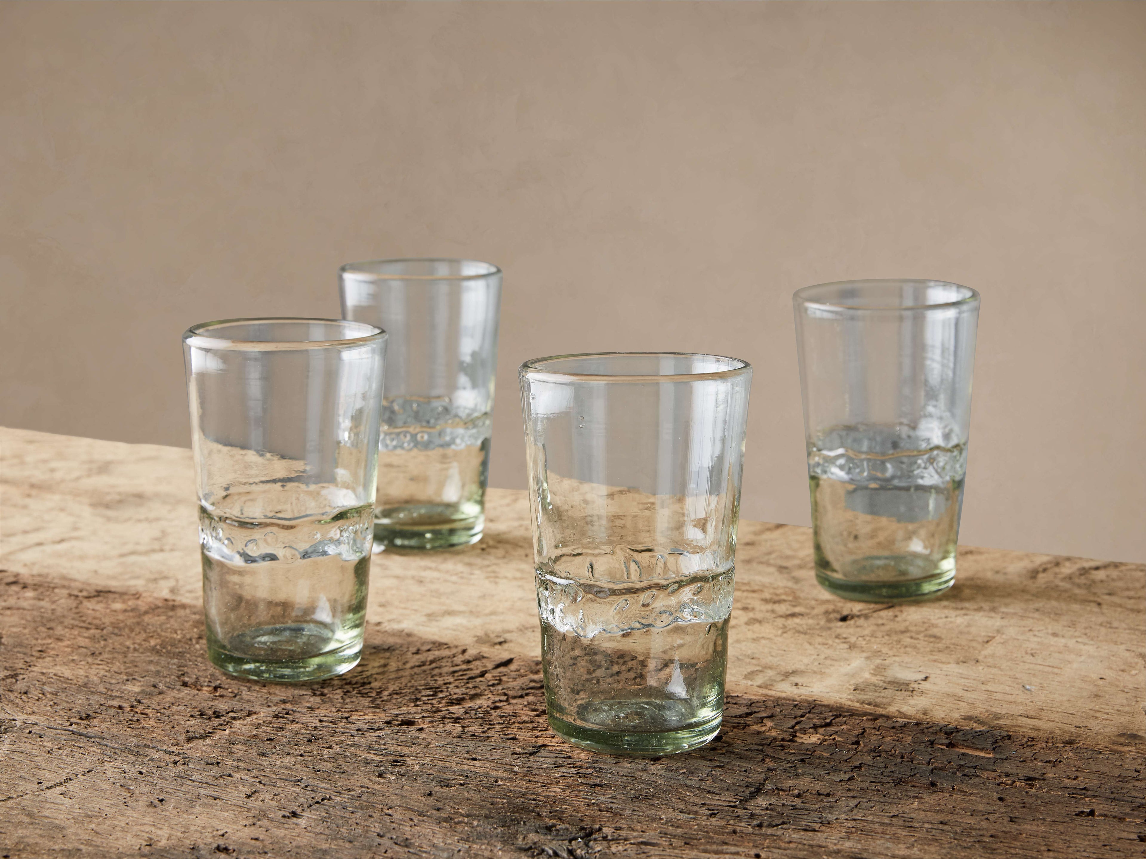 Verres Highball transparents Ribbon (lot de 4)