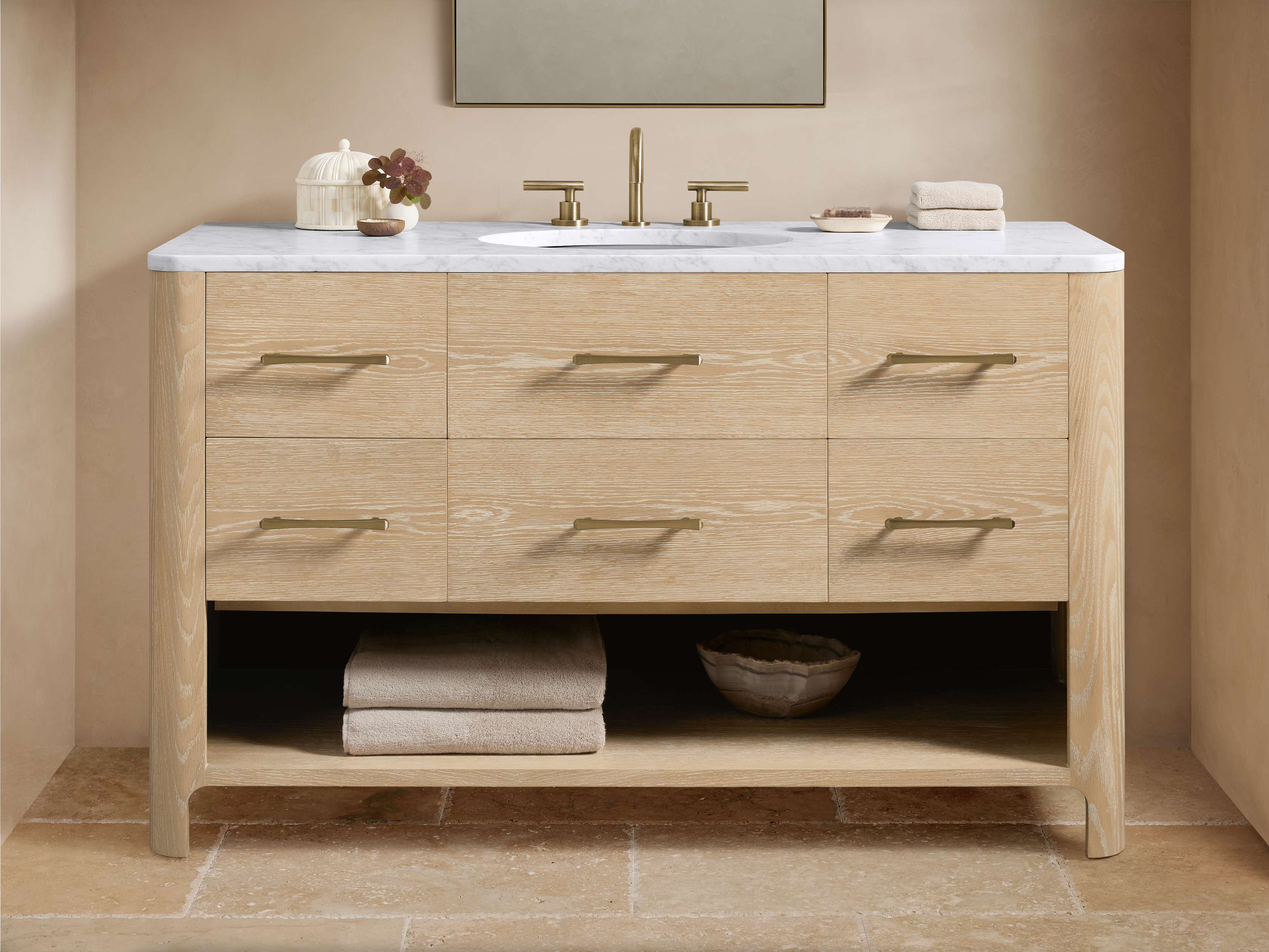 Meuble-lavabo simple large Calista