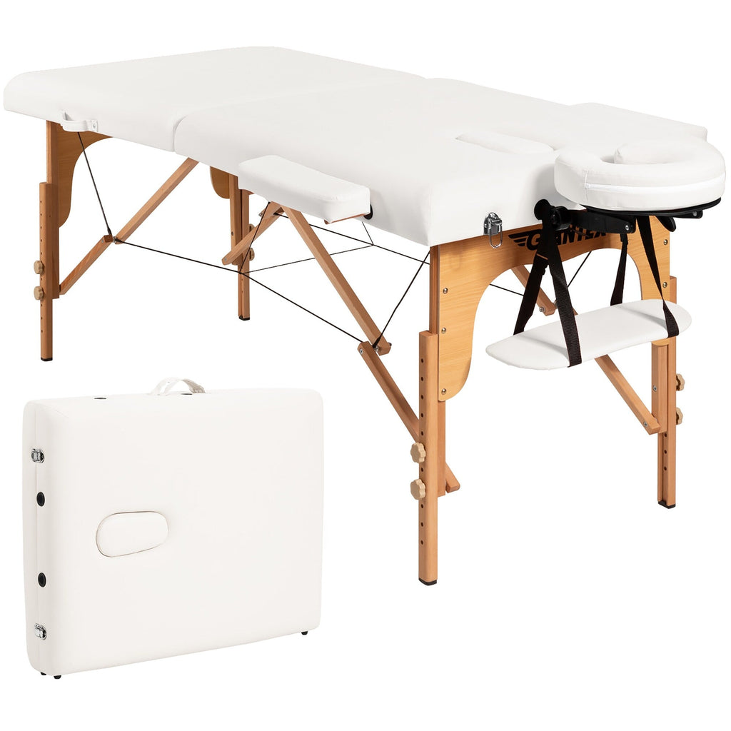 Table de massage portable 84''L, réglable, pour le visage, le spa et le tatouage, avec transport