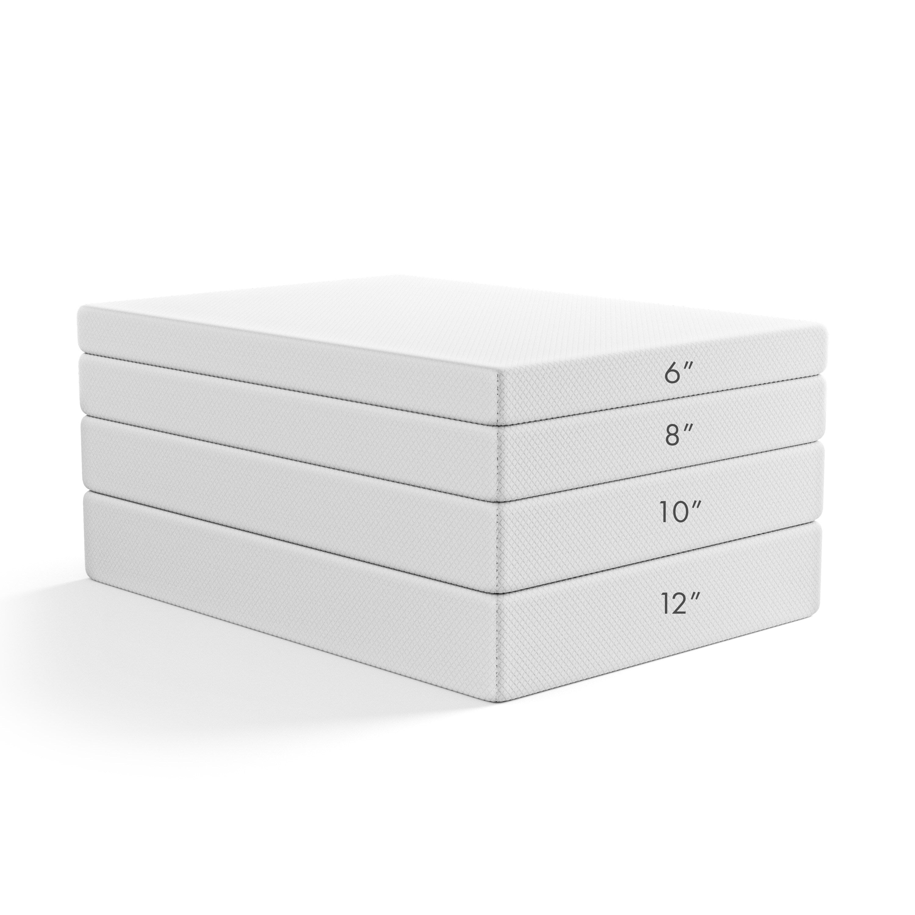 Matelas en mousse à mémoire de forme SoftNest Rejuv Collection 6 pouces de qualité supérieure