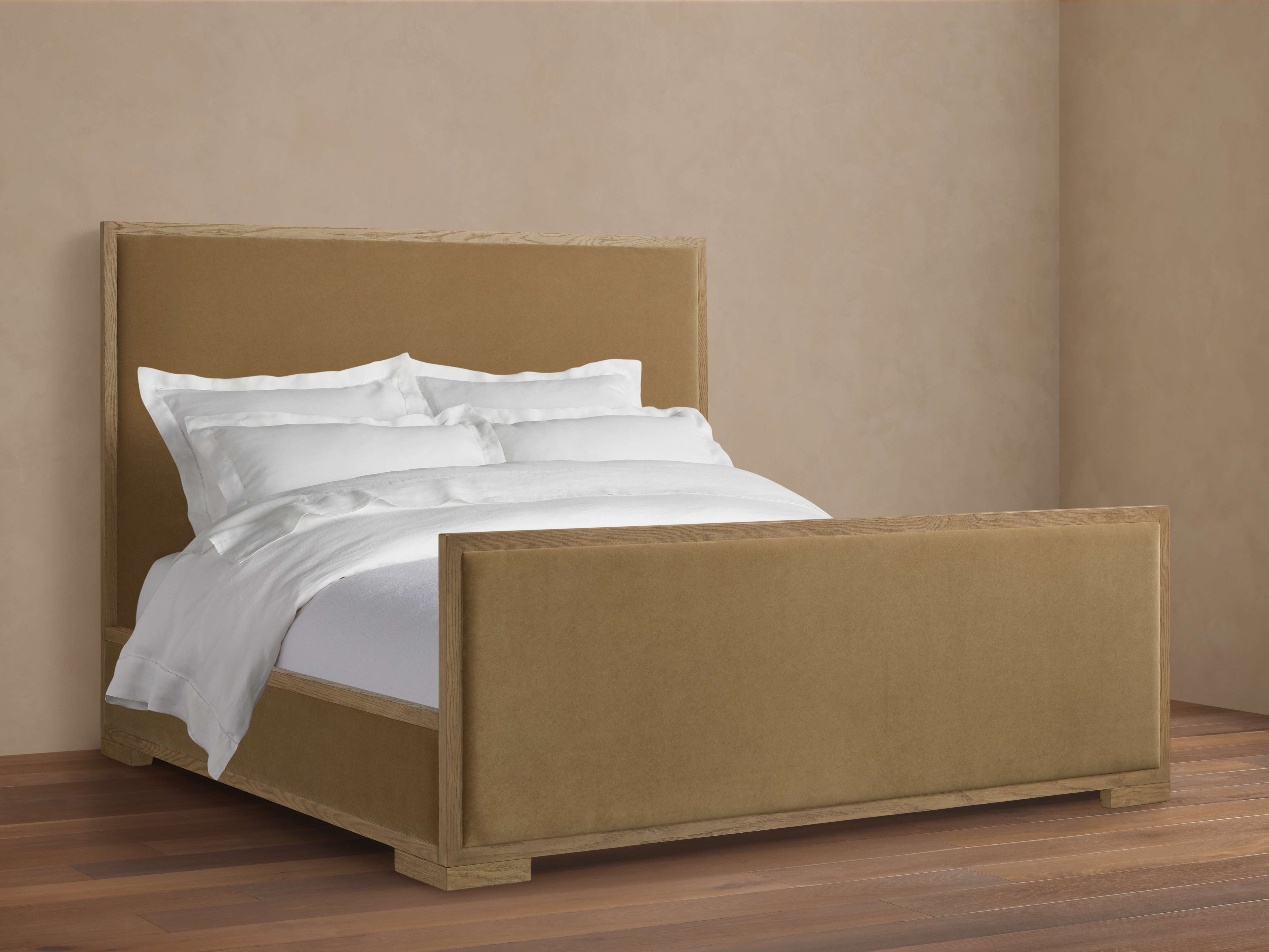 Lit à panneaux Darien avec pied de lit haut