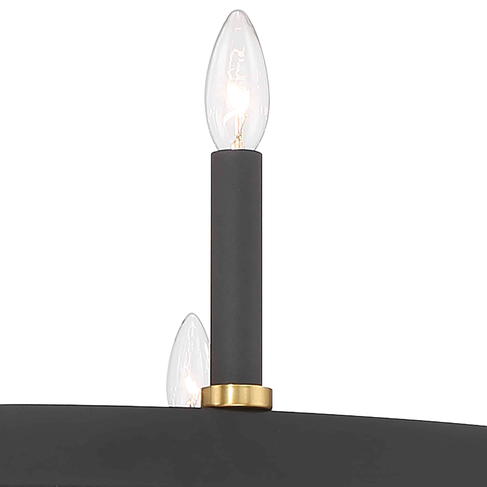 Lustre rond en forme de roue de chariot de style ferme moderne Acroma à 20 lumières de 40 po avec UL