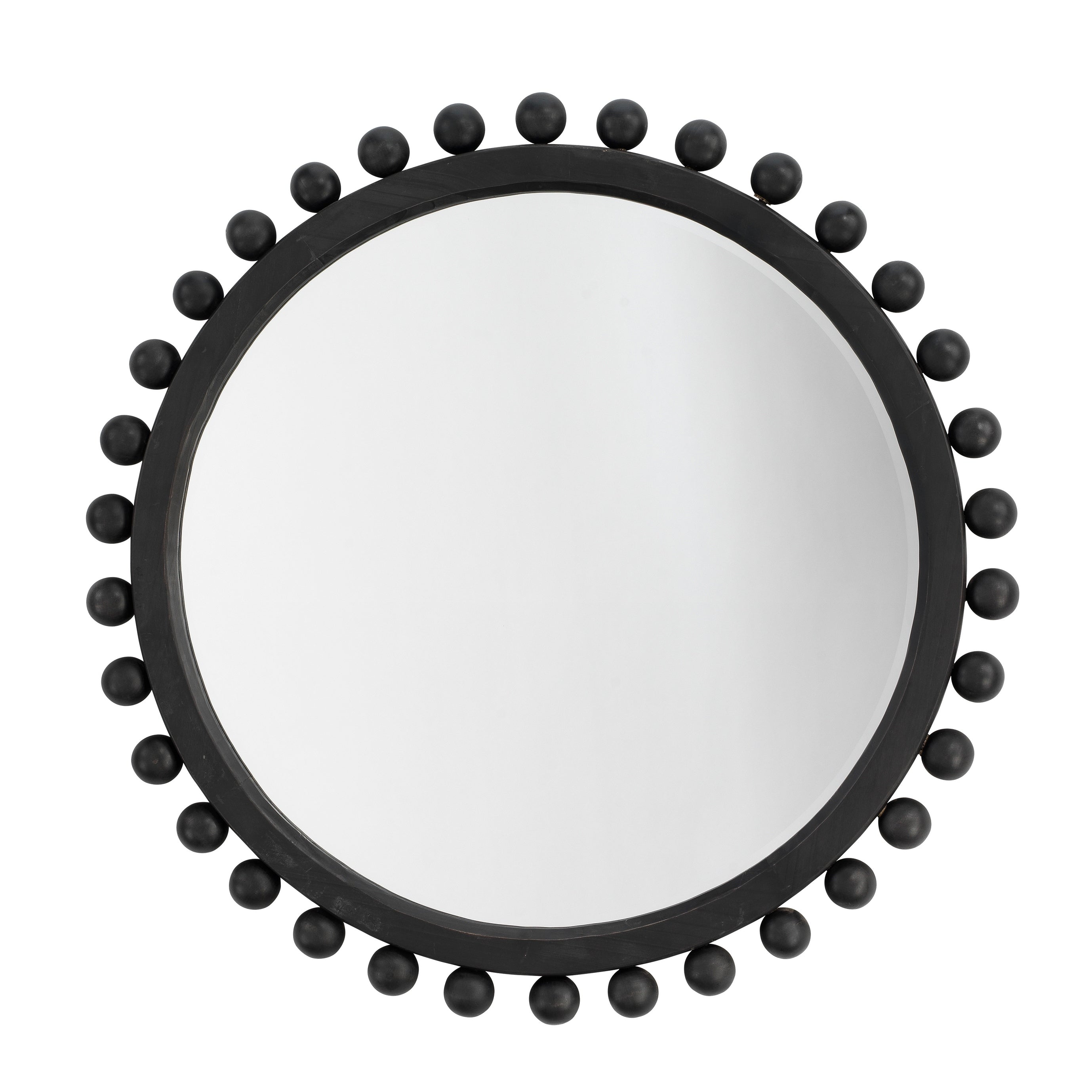 Miroir rond en bois Alden Décor Orion, naturel