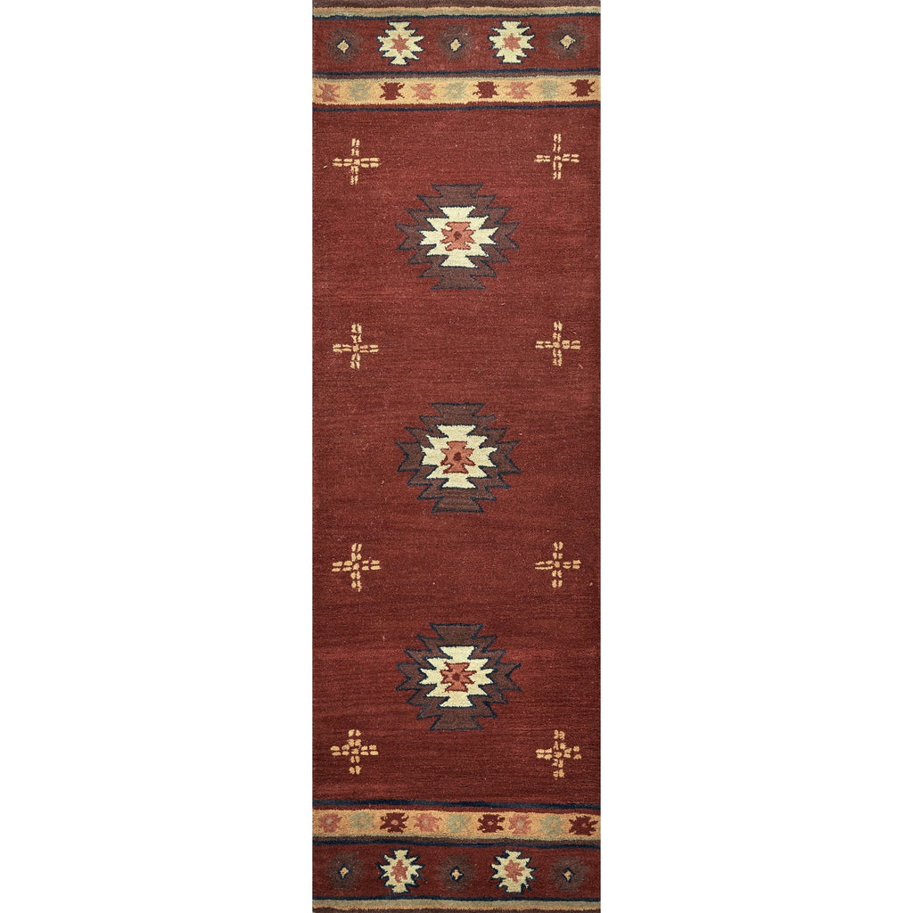 Tapis en laine touffeté à la main Alora Decor Ryder Southwestern