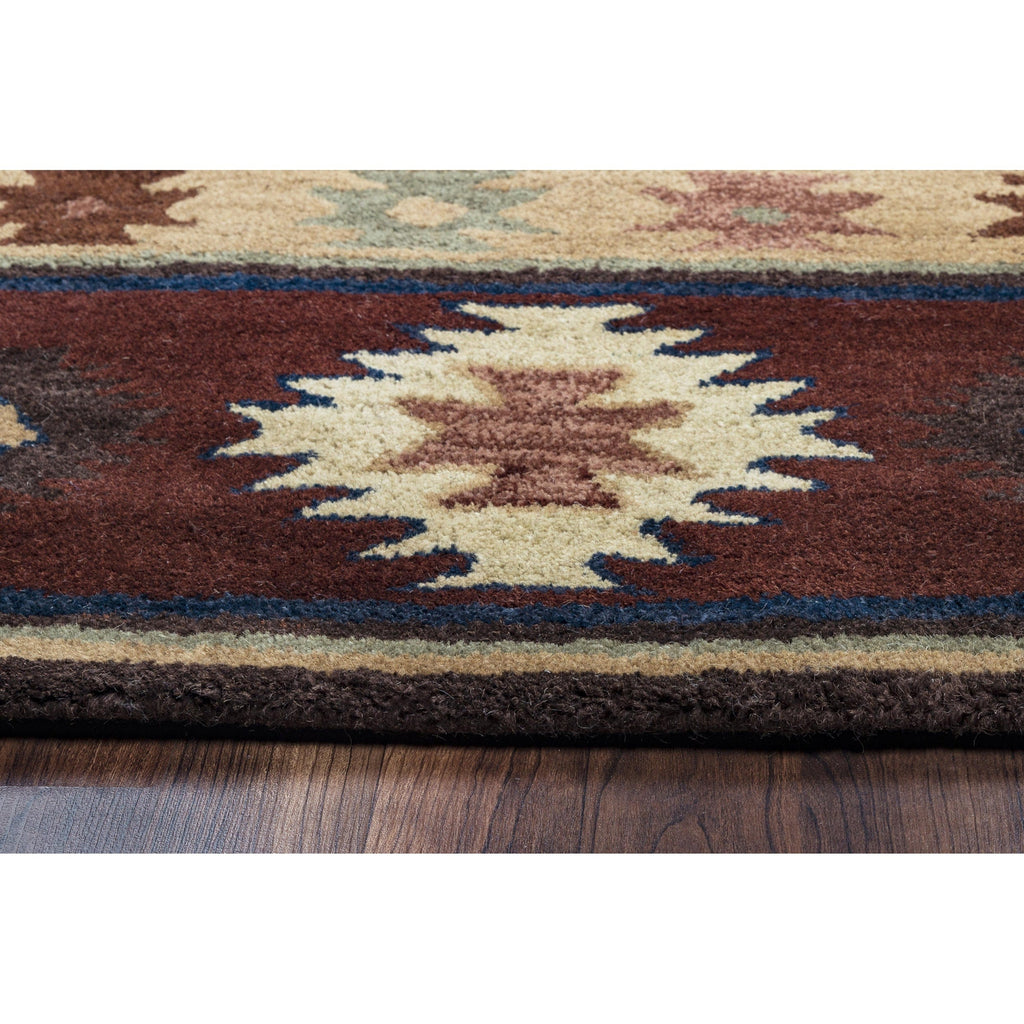 Tapis en laine touffeté à la main Alora Decor Ryder Southwestern