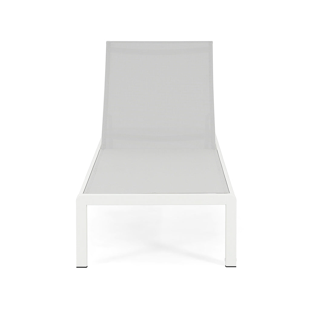 Chaise longue d'extérieur en aluminium Cape Coral (lot de 2) par Christopher Knight Home - 77,56 po x 25,20 po x 11,80 po