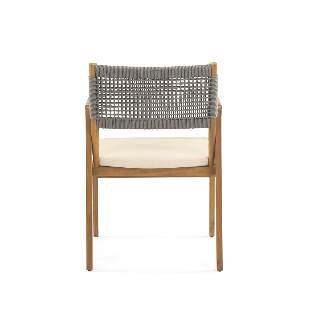 Ensemble de salle à manger d'extérieur Captef 5 pièces en bois d'acacia par Christopher Knight Home