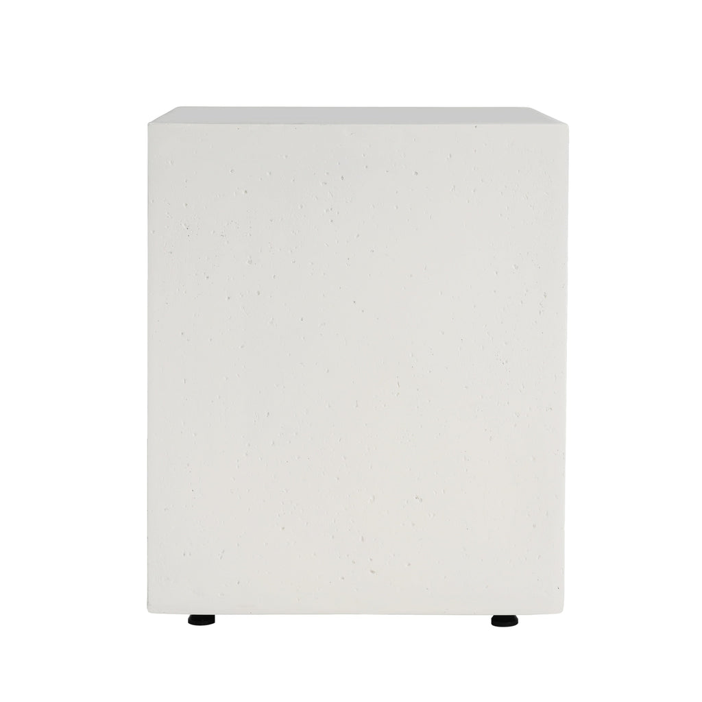 Christopher Knight Home - Table d'appoint d'extérieur en béton léger Aidan avec support pour réservoir