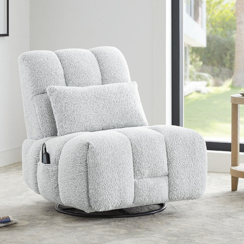 Fauteuil inclinable électrique Cole pivotant avec support lombaire