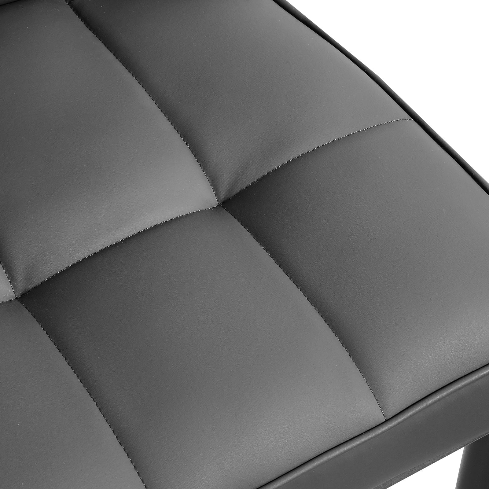 Lot de 2/4 chaises de salle à manger rembourrées en similicuir