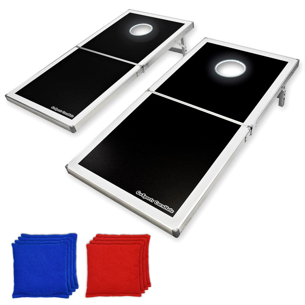Ensemble de cornhole lumineux à LED de taille réglementaire GoSports