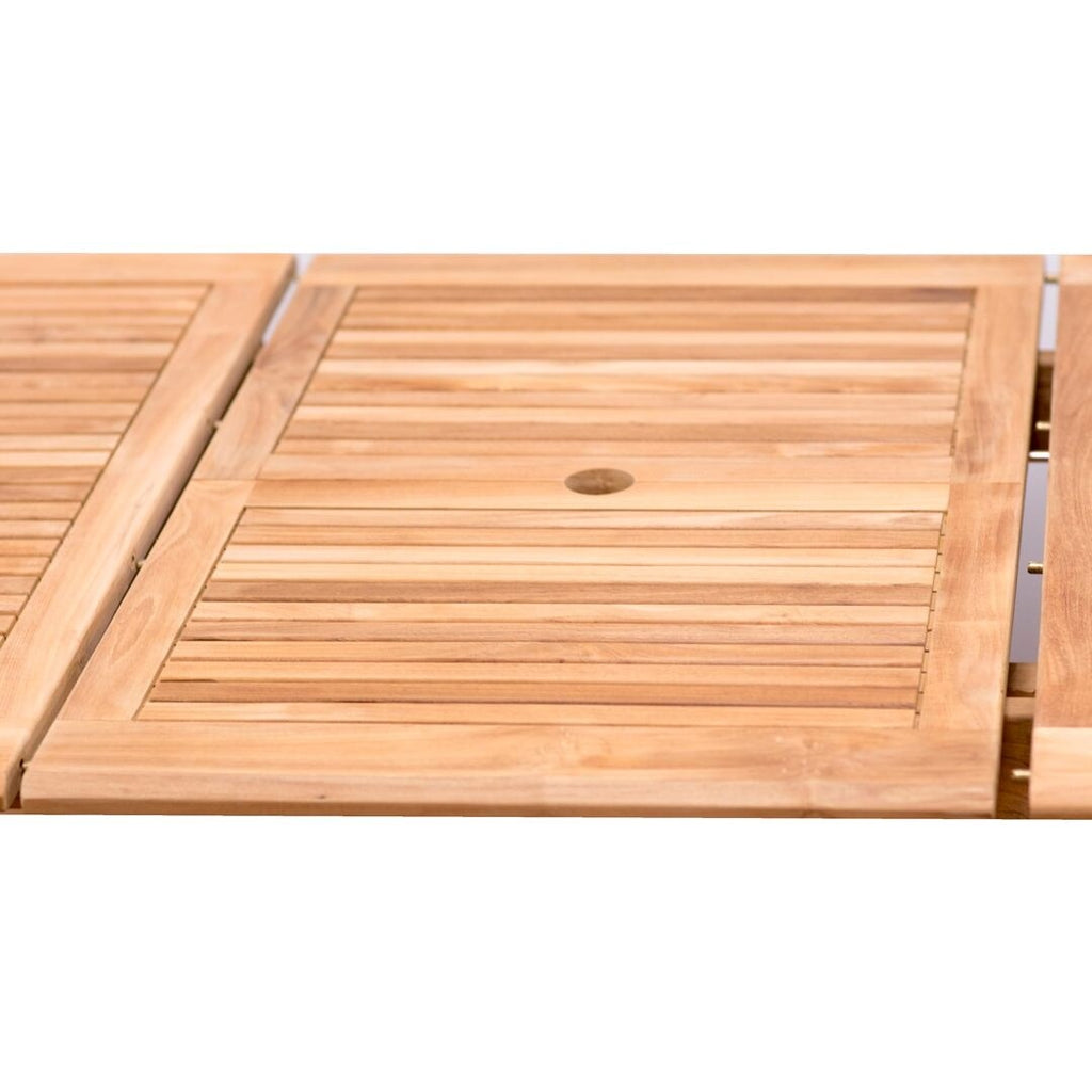 Ensemble de salle à manger d'extérieur Amazonia 11 pièces en teck certifié FSC - 10 places - 11 pièces