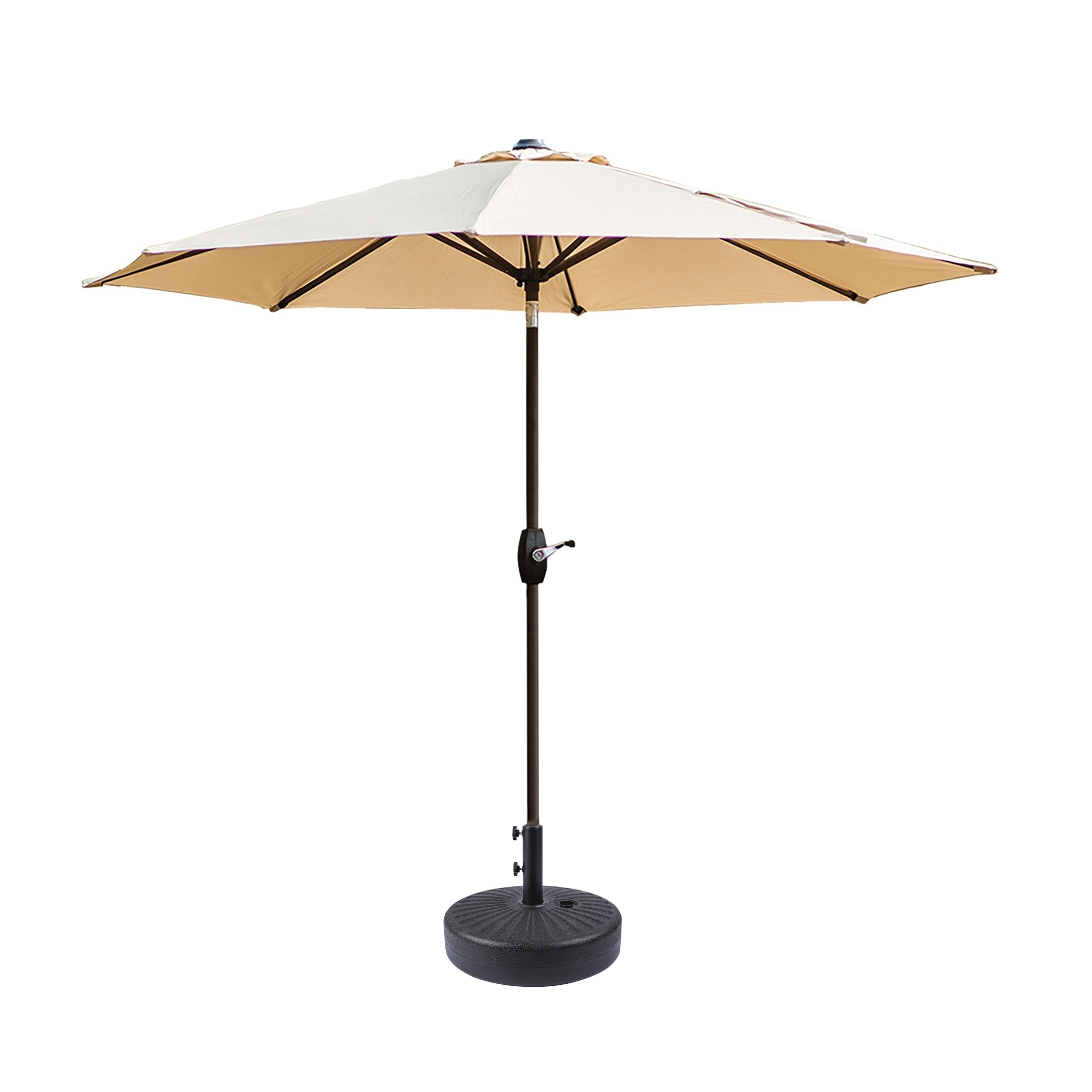 Parasol de patio Holme de 9 pieds et support de base