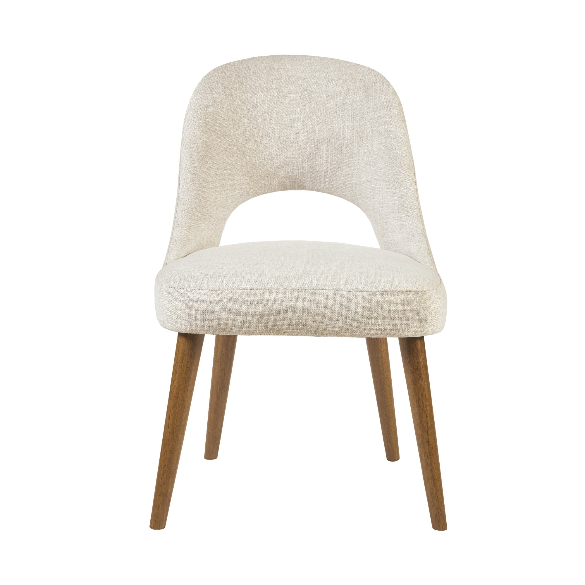 Chaises de salle à manger rembourrées INK IVY Nola avec dossier découpé (lot de 2)