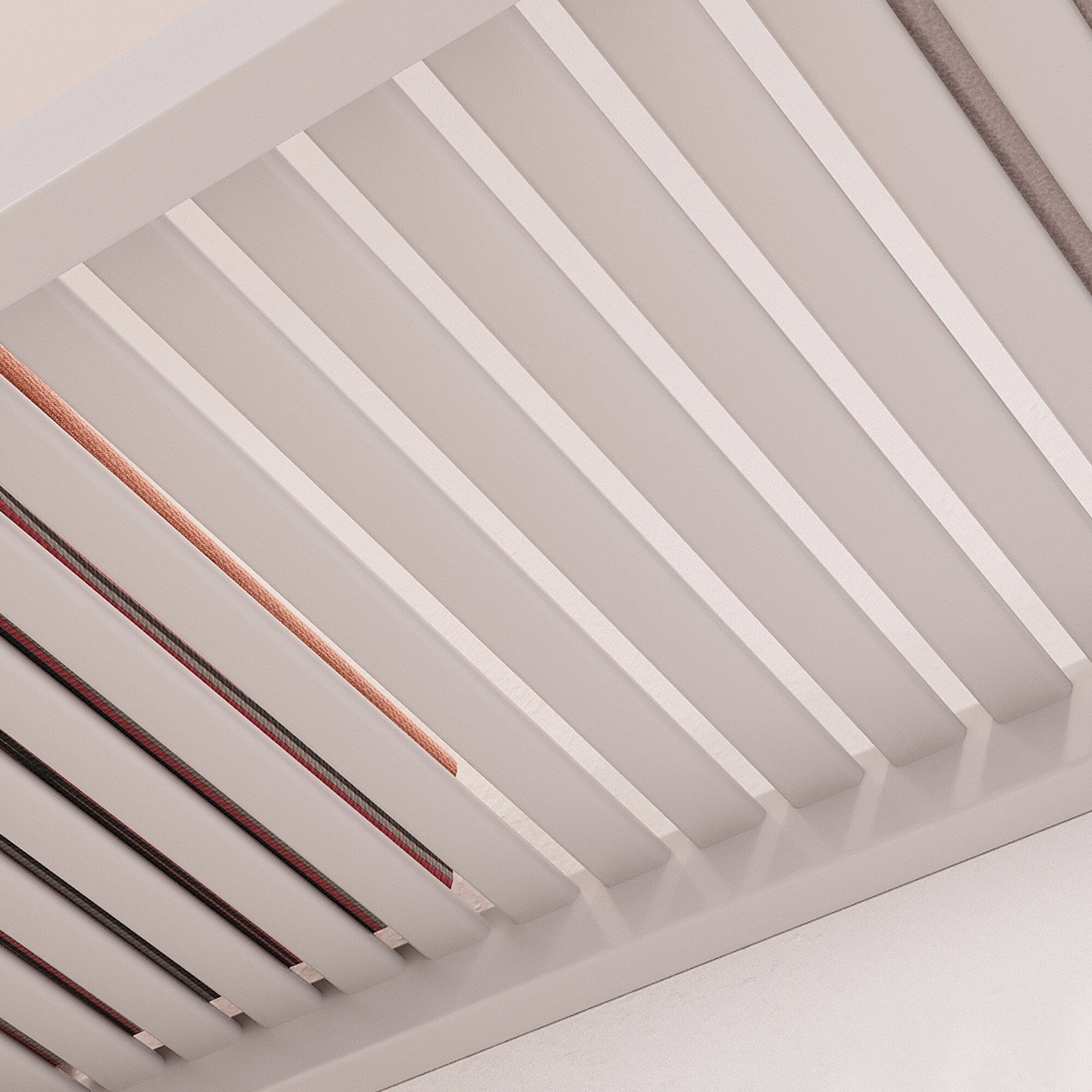 Système de placard en bois massif John Louis Home avec 3 tiroirs blanc