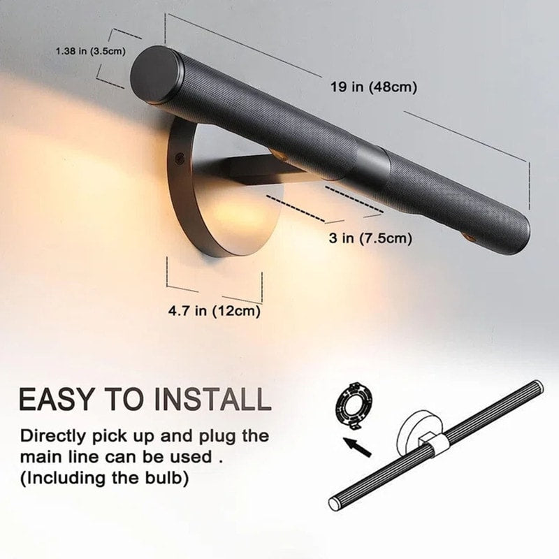 Appliques murales modernes KAYLA, appliques murales en laiton, applique murale de salle de bain pour salon, éclairage d'intérieur - N/A