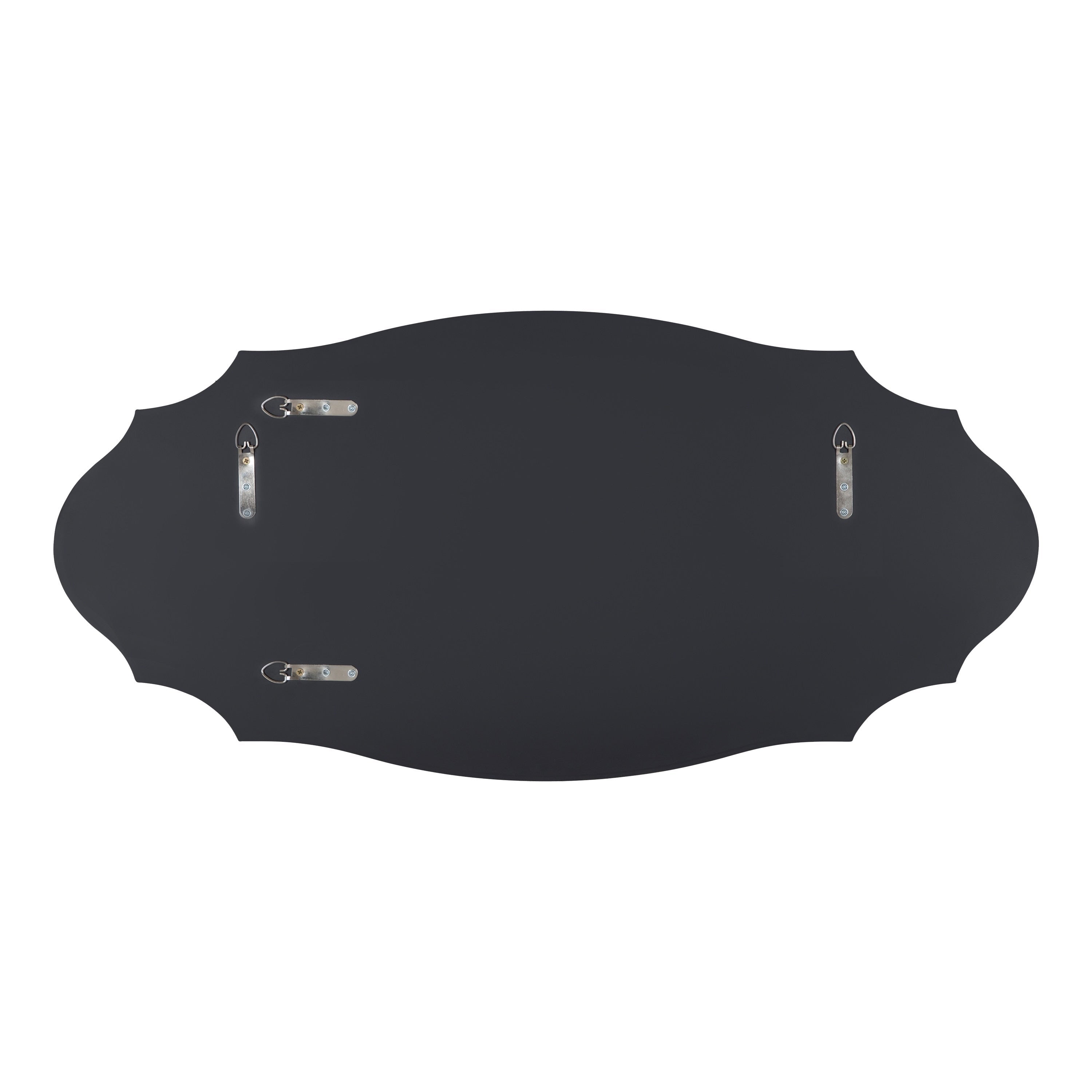 Miroir mural ovale festonné Kate et Laurel Leanna