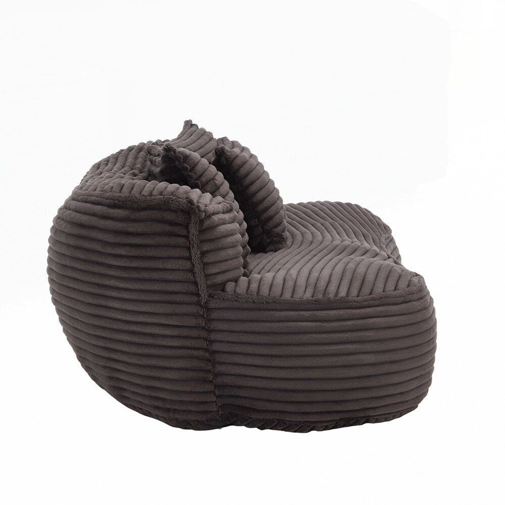 Canapé confortable et durable, fauteuil poire à dossier haut pour adultes et enfants - 2 places