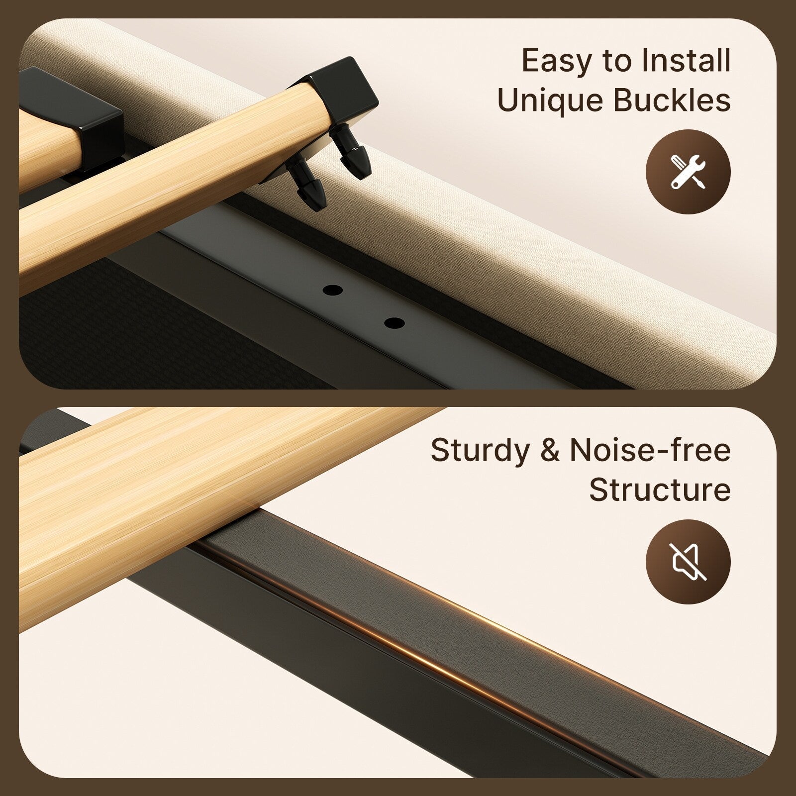 Cadre de lit relevable avec rangement, cadre de lit plateforme rembourré avec système de rangement hydraulique et tête de lit