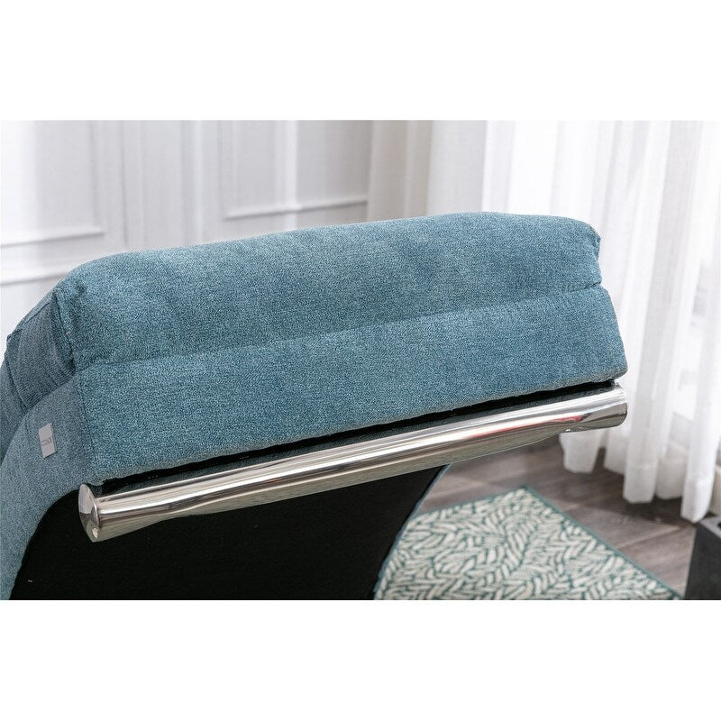 Fauteuil de massage inclinable en lin Intérieur avec télécommande, fauteuil de massage électrique ergonomique, 5 modes