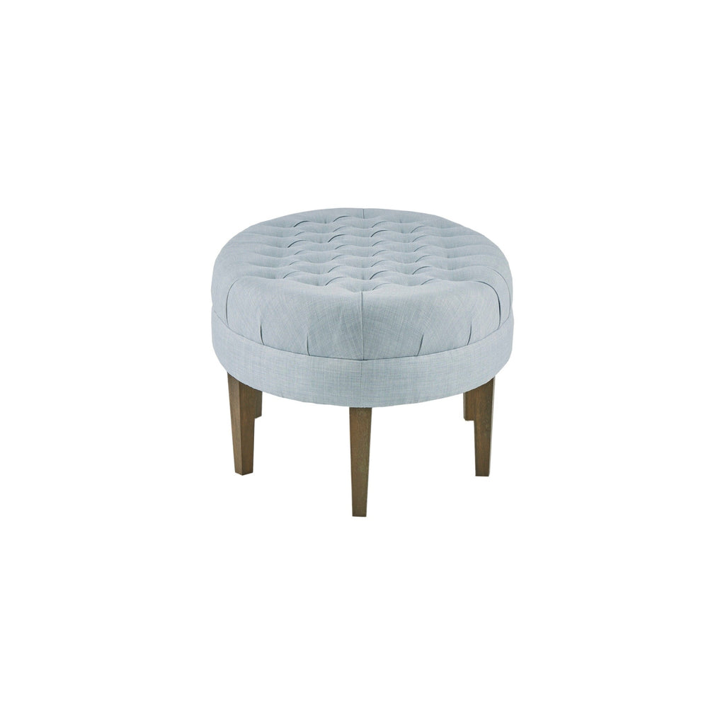 Pouf rembourré en bois massif avec planche de surf touffetée Madision Park Chase