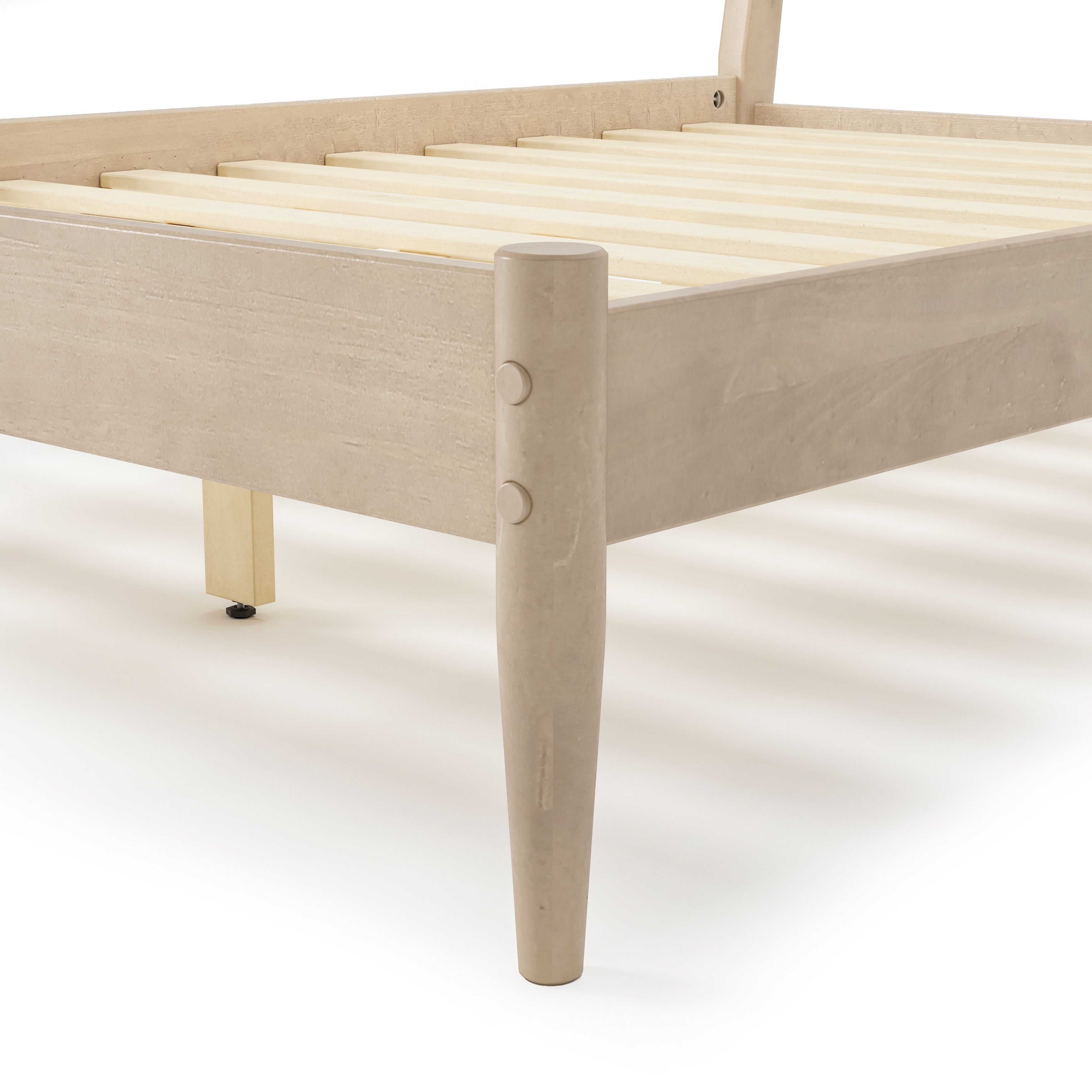 Lit à panneaux du milieu du siècle