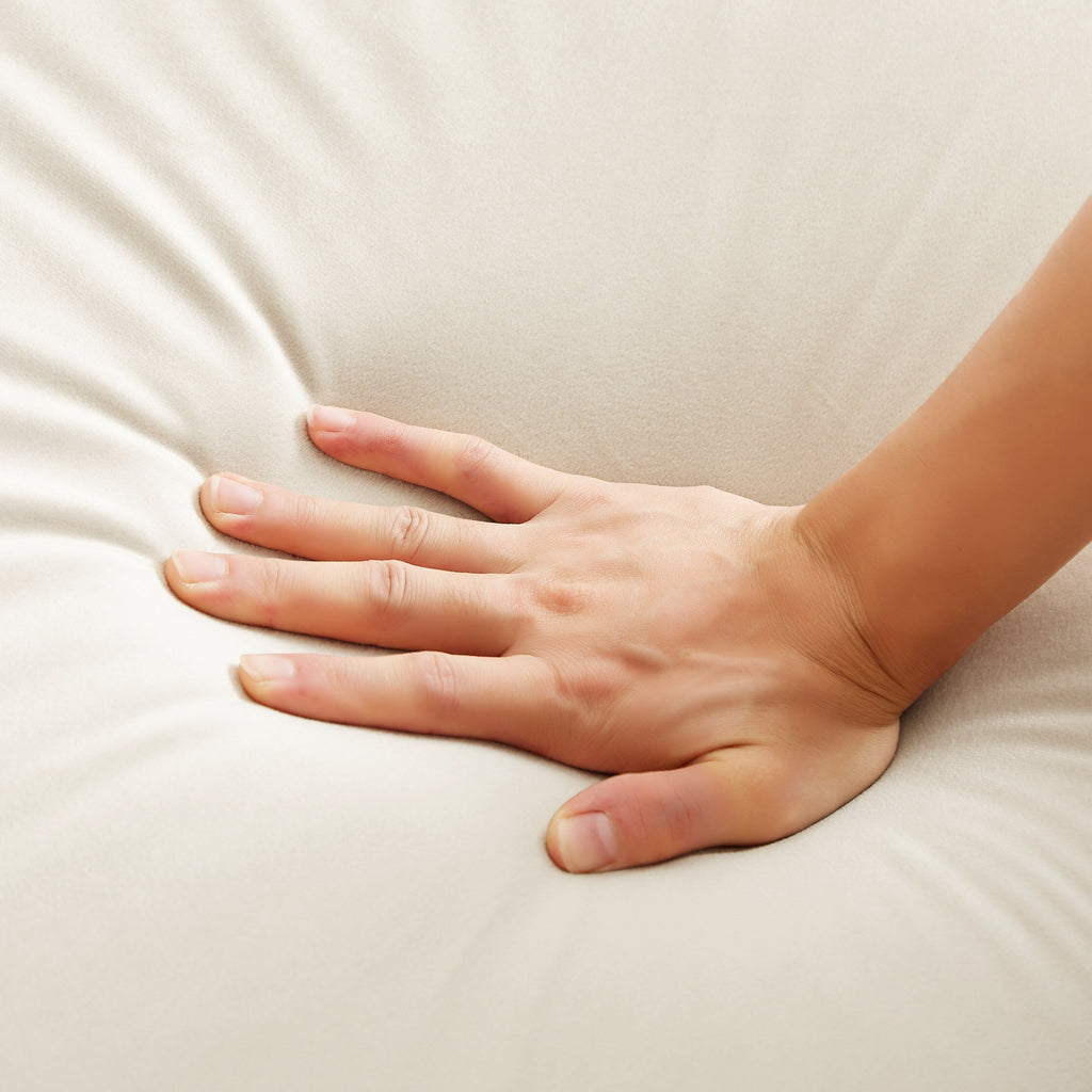 Canapé-lit futon moderne, canapé-lit convertible avec pieds fuselés en bois, 78,35 po, petit canapé à dossier divisé pour salon