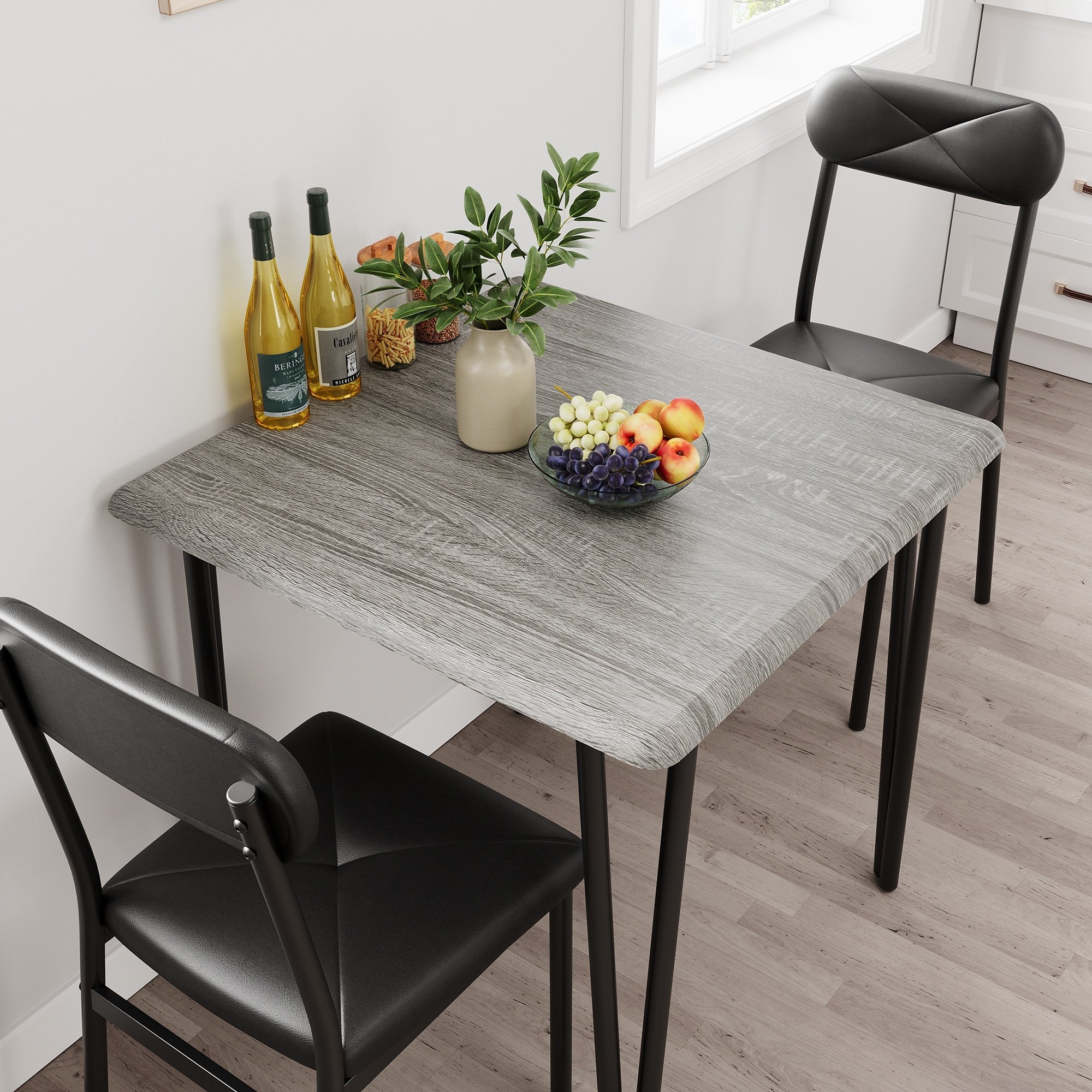 Ensemble de table à manger moderne pour cuisine - 3 pièces