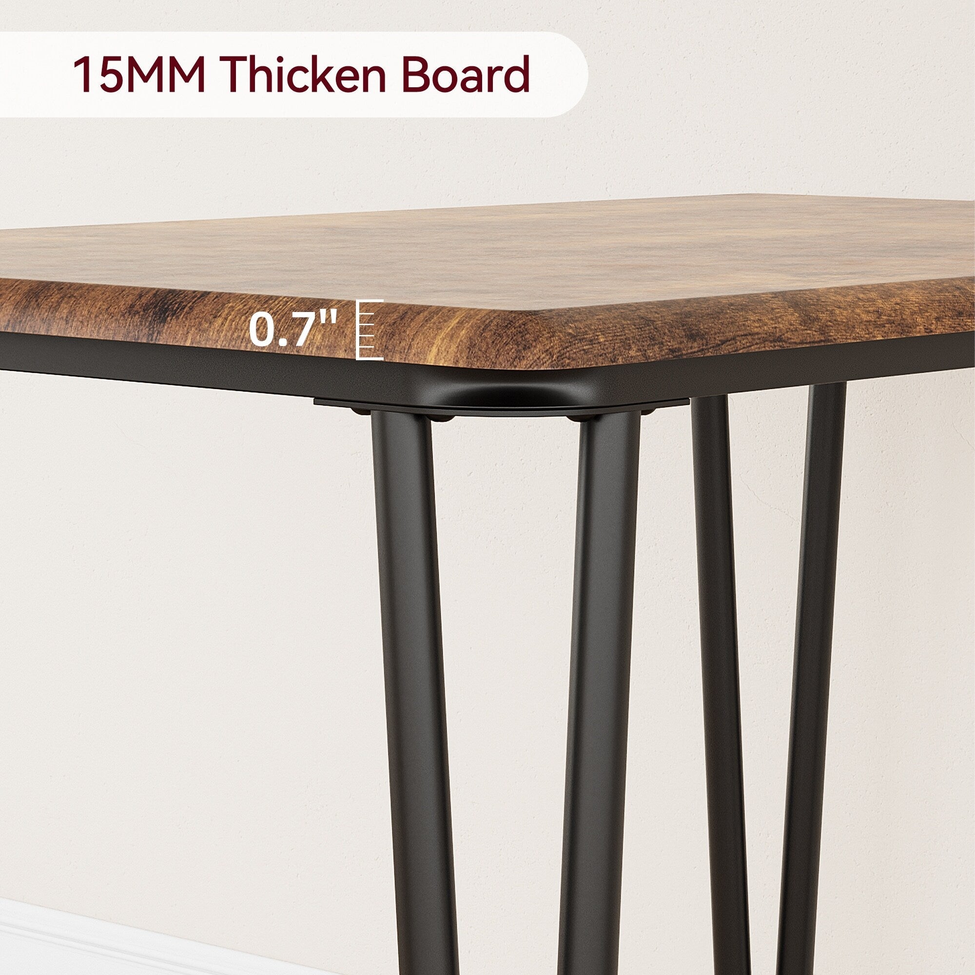 Ensemble de table à manger moderne pour cuisine - 3 pièces