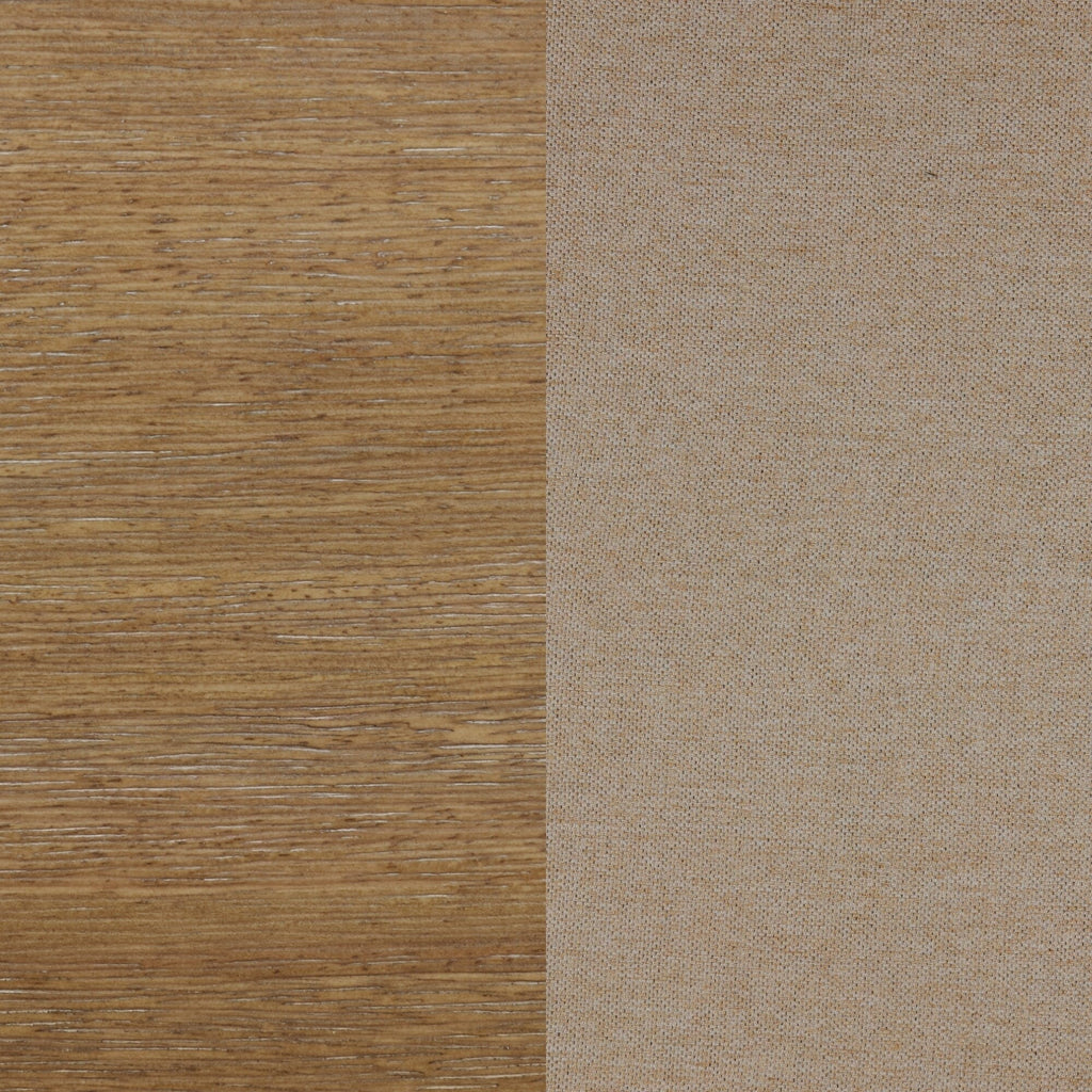 Tabouret de bar moderne Gracie, chaise rembourrée en boucle et pieds en bois brossé