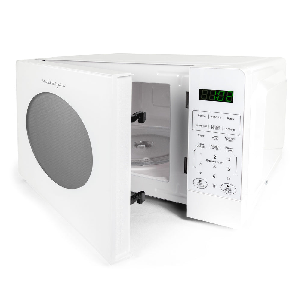 Four à micro-ondes de comptoir rétro Nostalgia de 0,7 pied cube - N/A