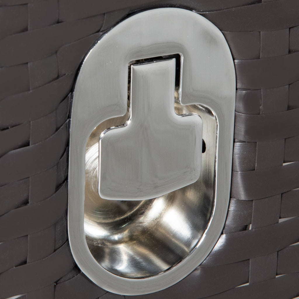 Ensemble de 3 canapés de patio Outsunny en rotin synthétique, chaises inclinables d'extérieur, table basse avec plateau en plastique grain de bois