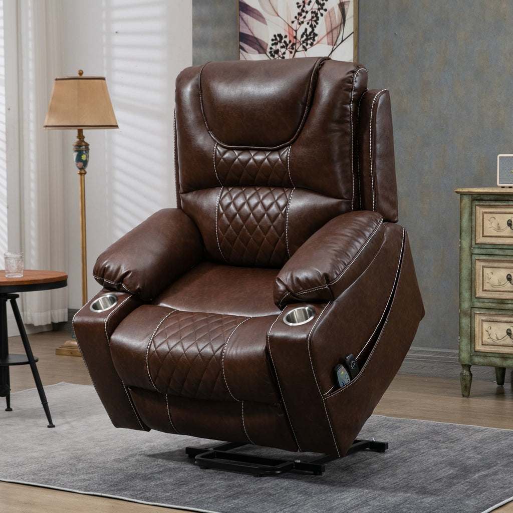 Fauteuil inclinable électrique surdimensionné pour personnes âgées, 400 lb.
